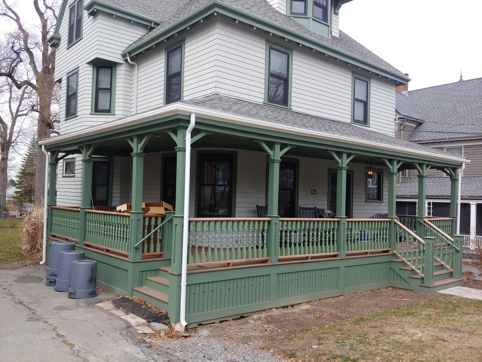Gutter Installation using 4x5 FiberGlass Gutter with Moulding in Newton, MA by Gutter Pro Enterprises
