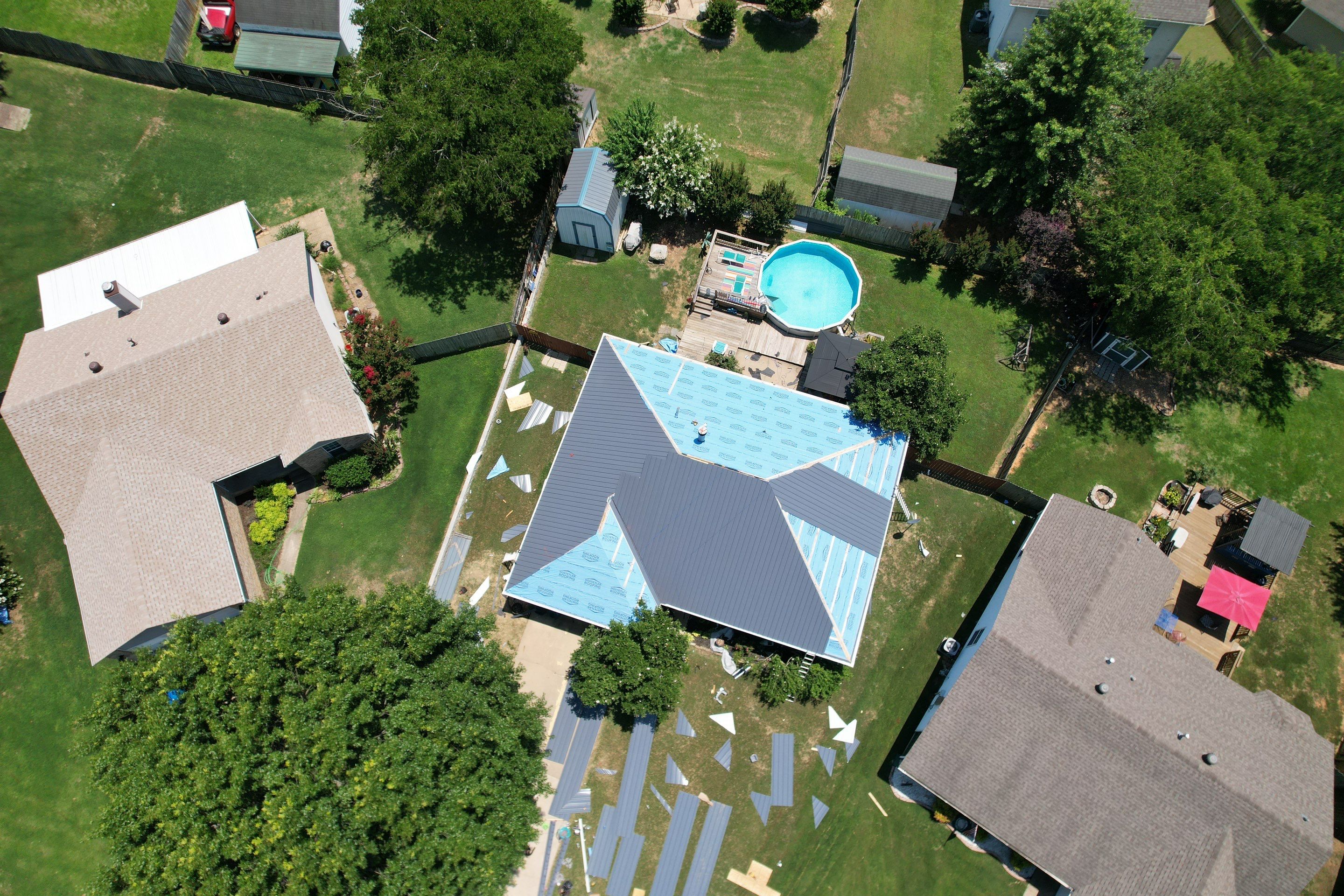 Metal Roof Replacement: 26 GA. Residential Metal Panels by Hostetler Roofing