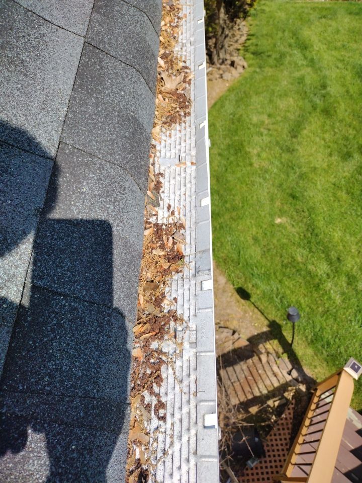 Gutter Cleaning & Gutter Guard Removal and Reinstallation at Residential Property in Montville, NJ 07045 by NJ Home Maintenance Services