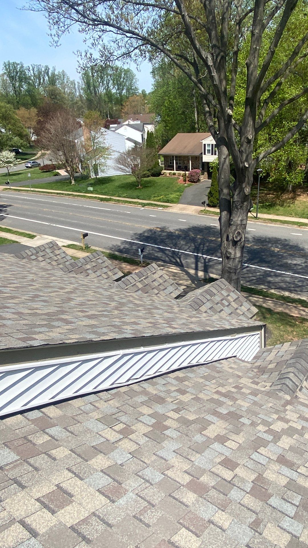 Burke: Residential Roof Replacement with CertainTeed Landmark Pro in Max Def Weathered Wood by RM Banning, Inc.