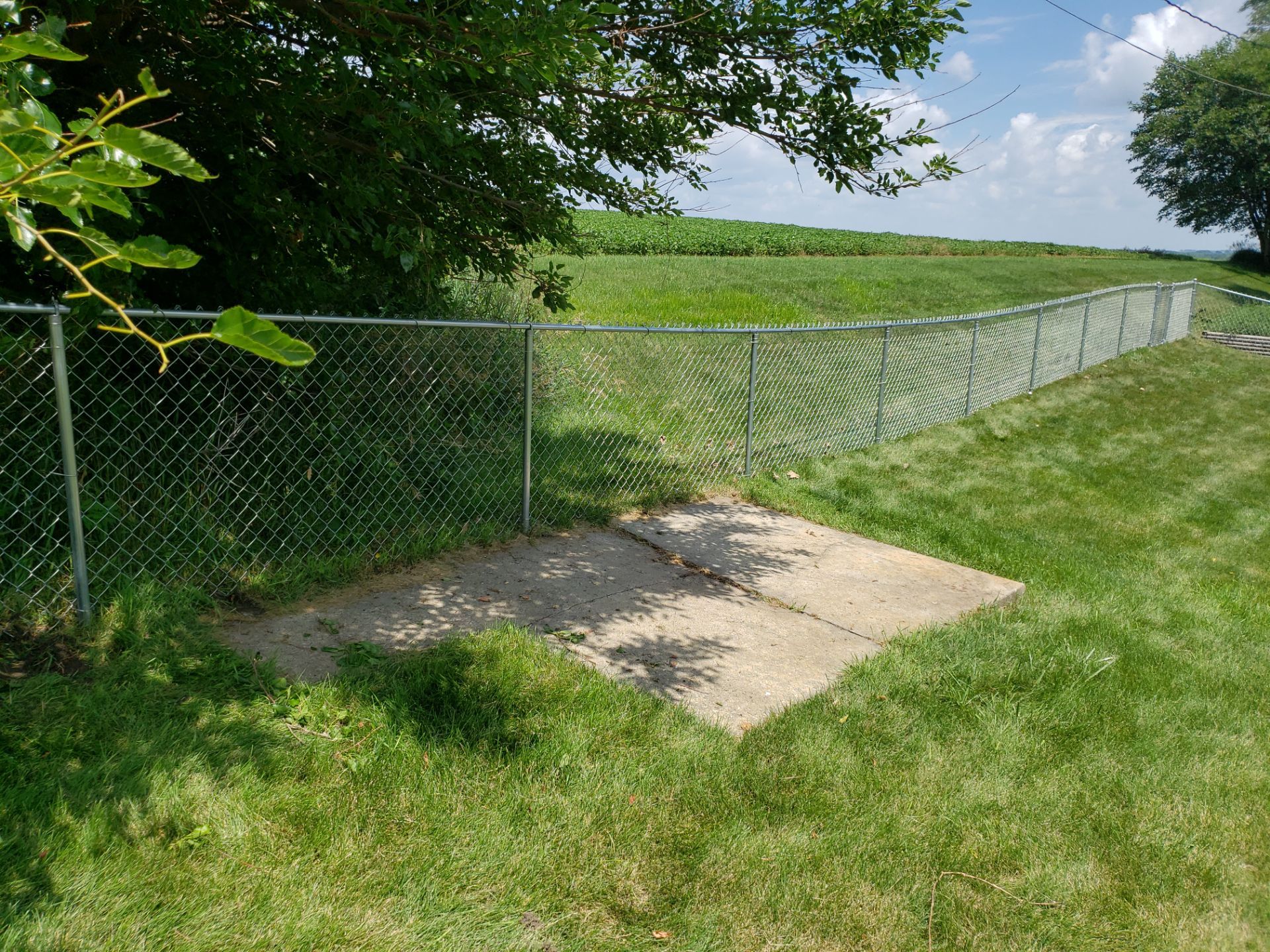 Hudson Residential Chain Link Fence and Pedestrian Gate Installation by Perfect Picket Fence and Stain