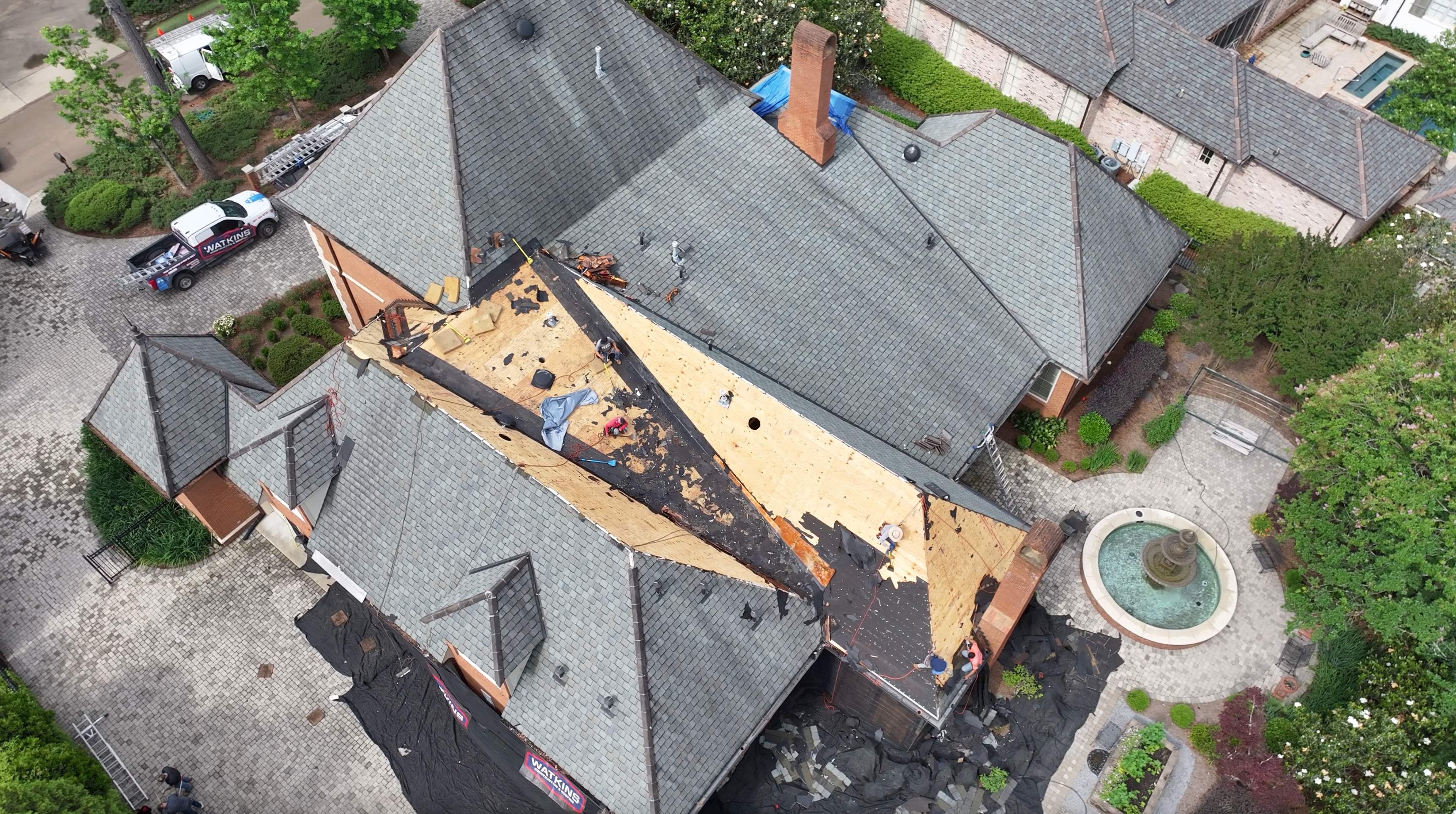 Residential Grand Manor Shingle Roof Installation | Ridgeland, MS by Watkins Construction & Roofing