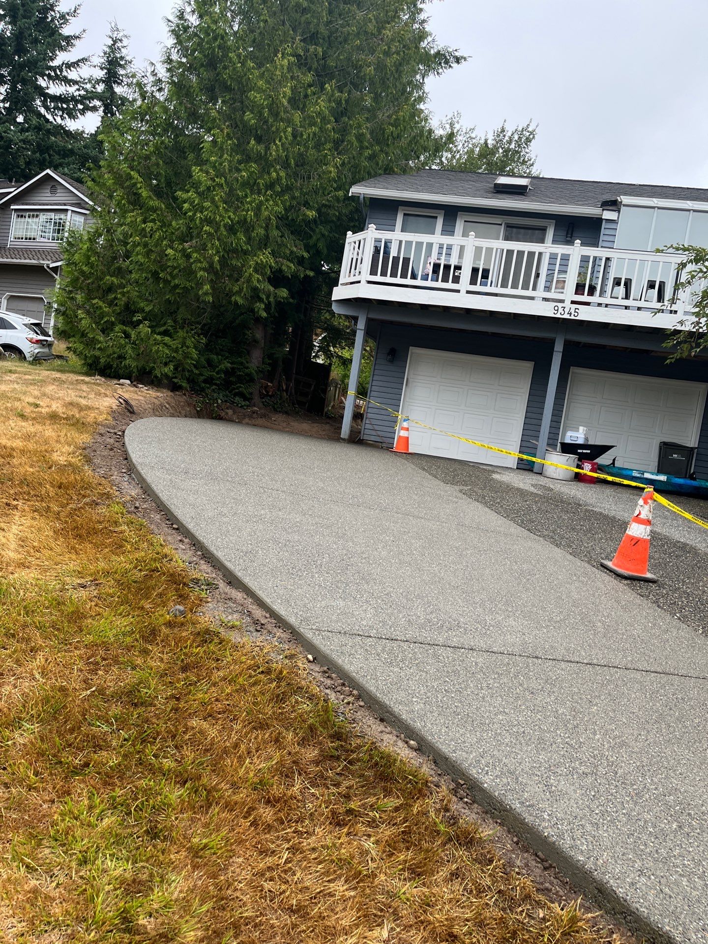 Concrete Back Patio Makeover  by Jireh Asphalt & Concrete Inc 