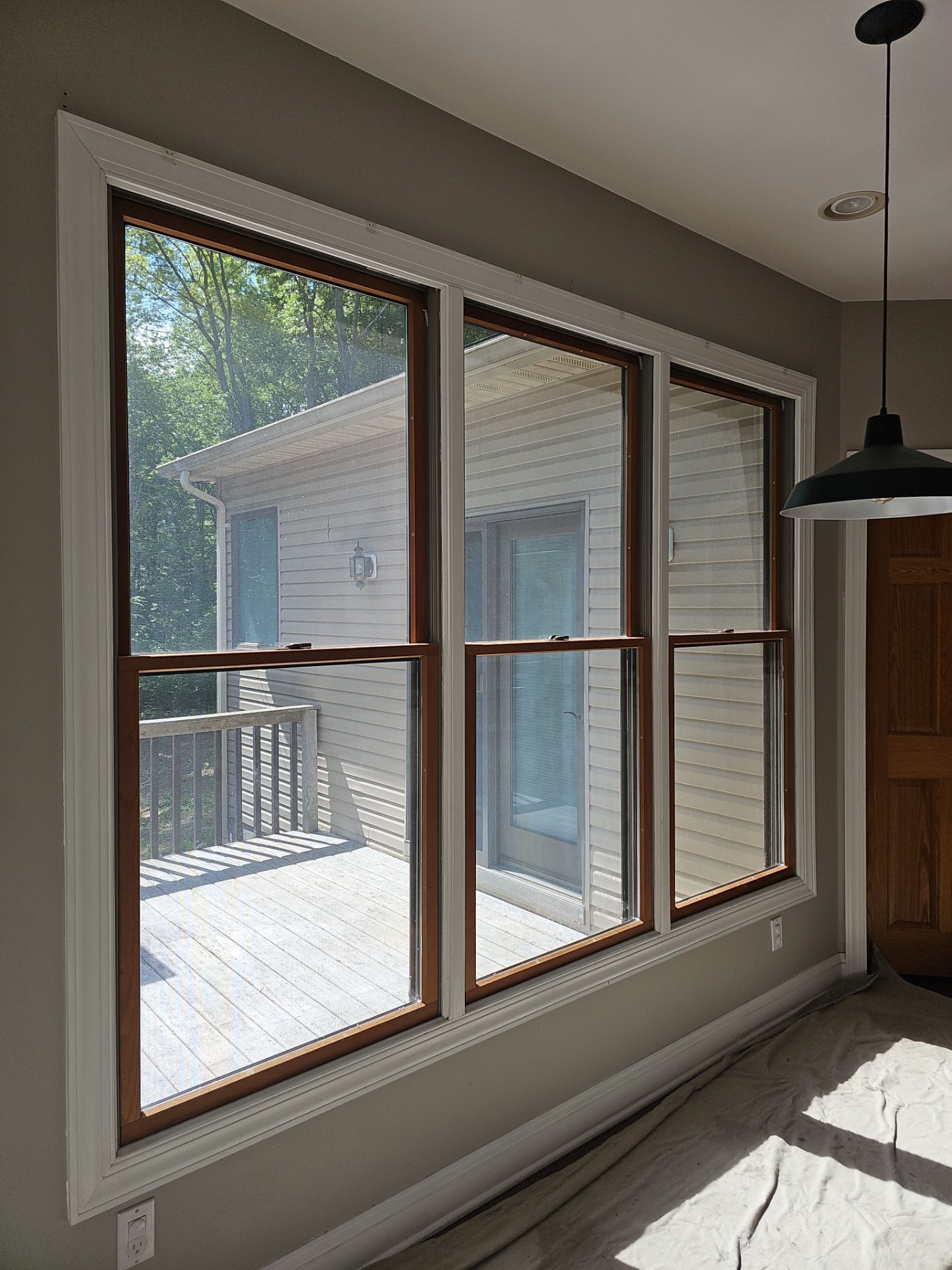 Window replacement with minor carpentry and siding/gutter replacement. by Window Depot of Annapolis