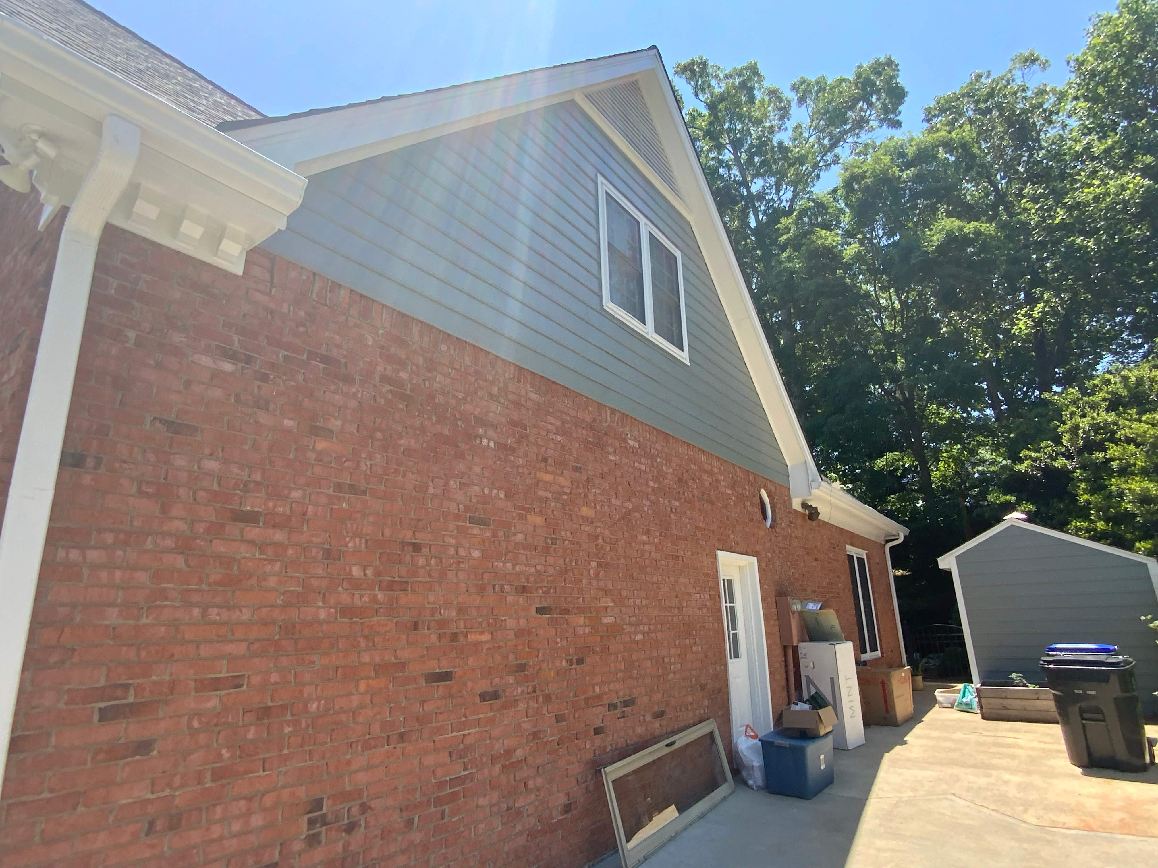 Full Exterior Home Repainting and Trim Refinishing in Roswell by Swift Home Renovations