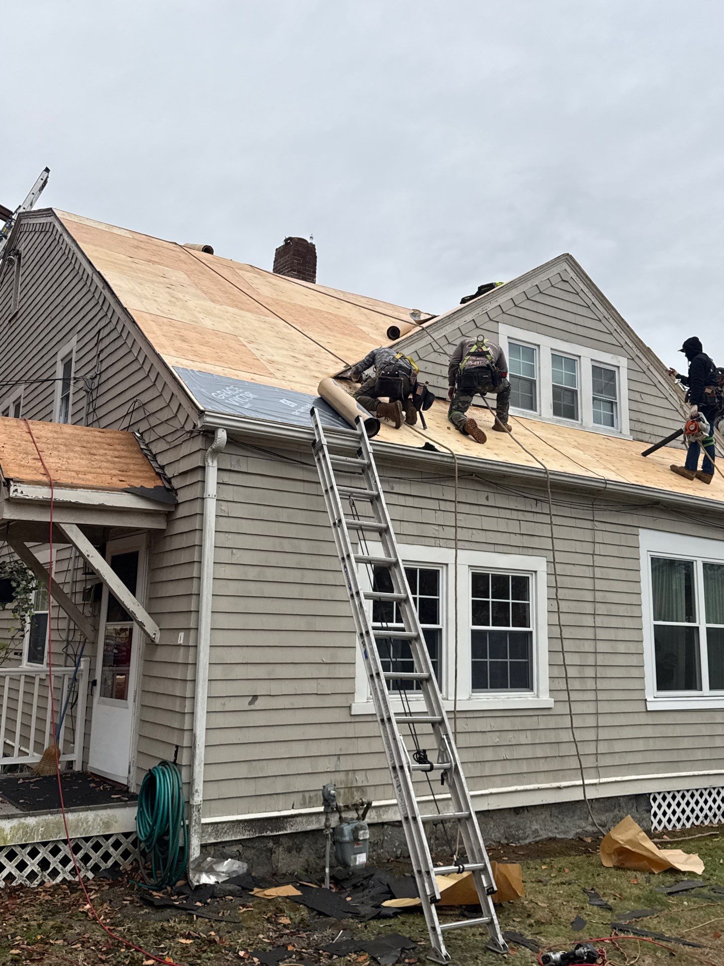 Ayer Church Complete Roof with Code-Compliant Overlay & Dual Chimney Restoration by Mighty Dog Roofing of Greater Middlesex County