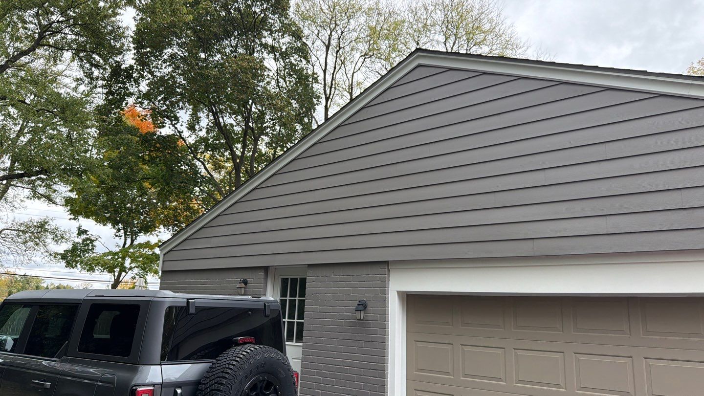 Siding Replacement using Alside S7 Cedar Mill Grain Storm Grey by 180 Contractors
