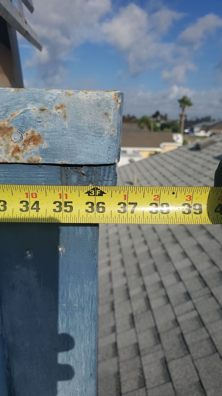 Chimney Cap & Chase Replacement using Custom Fabricated Galvanized Metal by Lighthouse Roofing