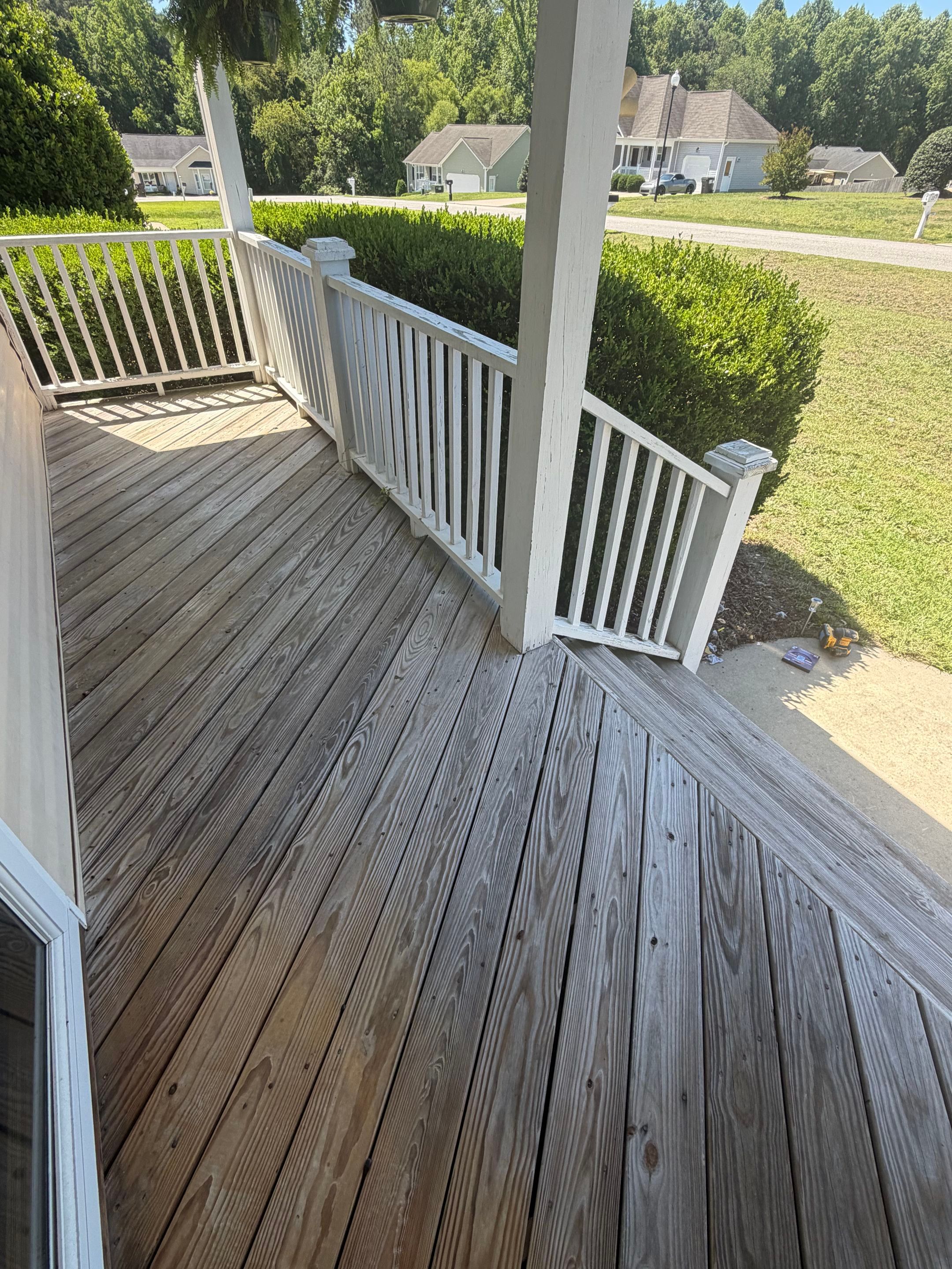Front Porch Restoration in Angier NC | Before and After Porch Makeover by Elite Remodeling and Design LLC