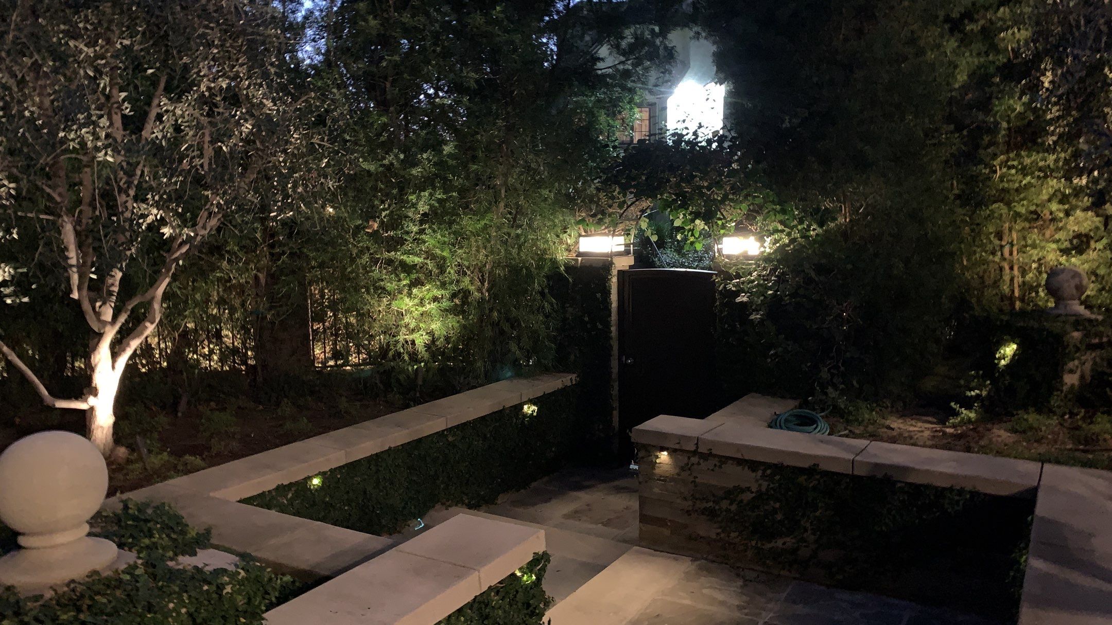 Toluca Lake Outdoor Entertainment + Landscape Lighting by Outdoor Lights + Shades