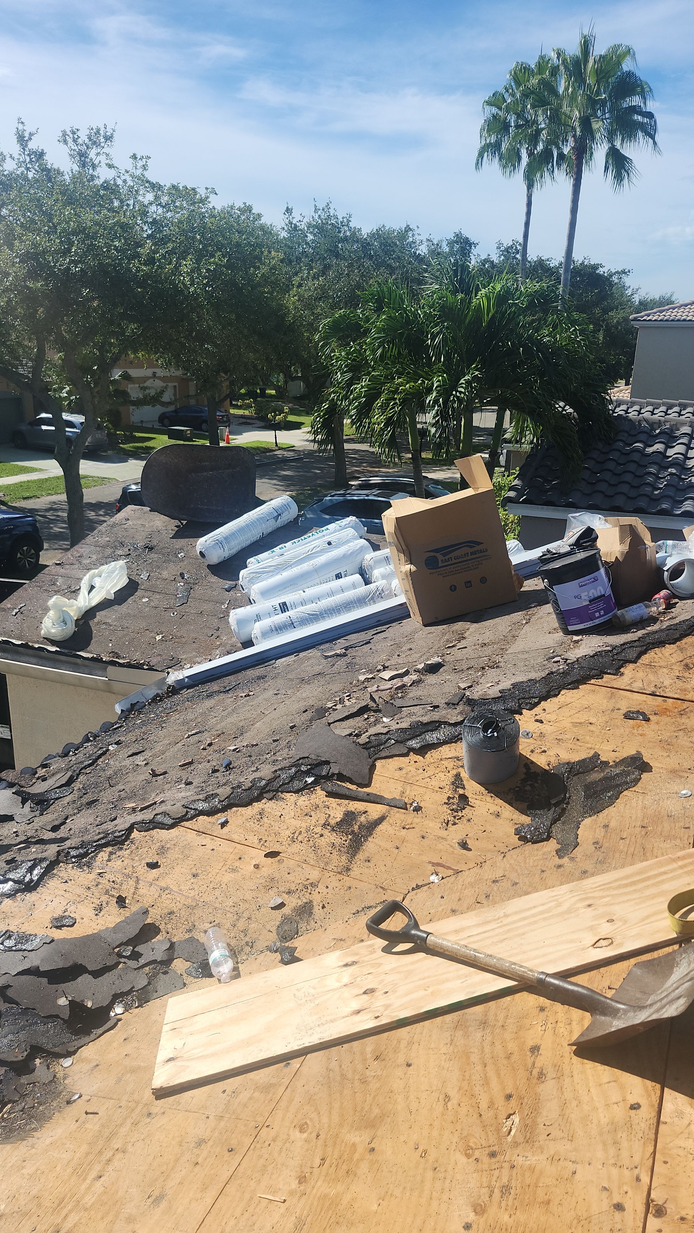 Residential Concrete Tile Roof Replacement and Deck Repair in Miramar by Aastro Roofing
