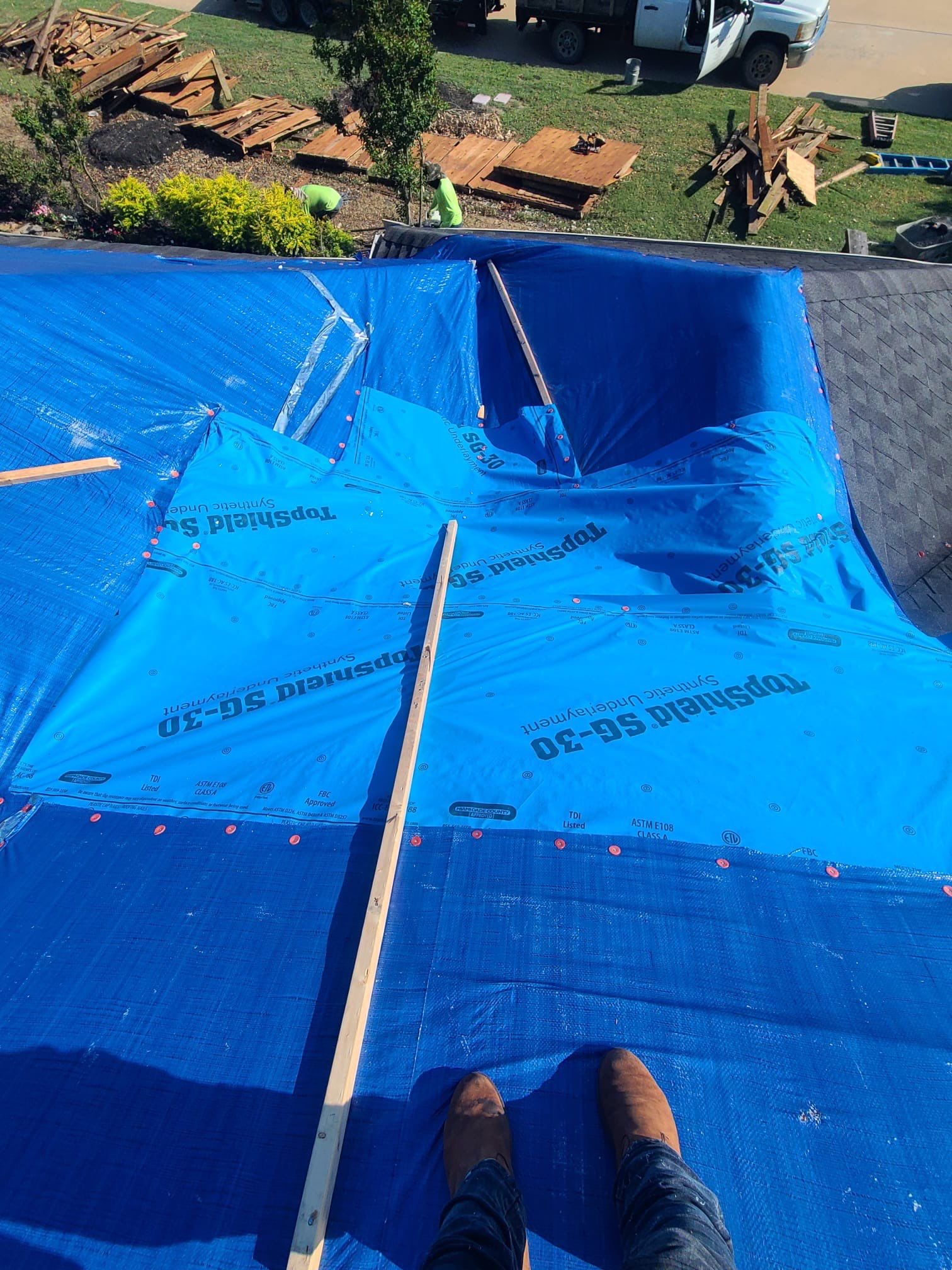 Residential Roofing Repair using Owen's Corning Duration (Lifetime) Shingles by Roof Repair Company