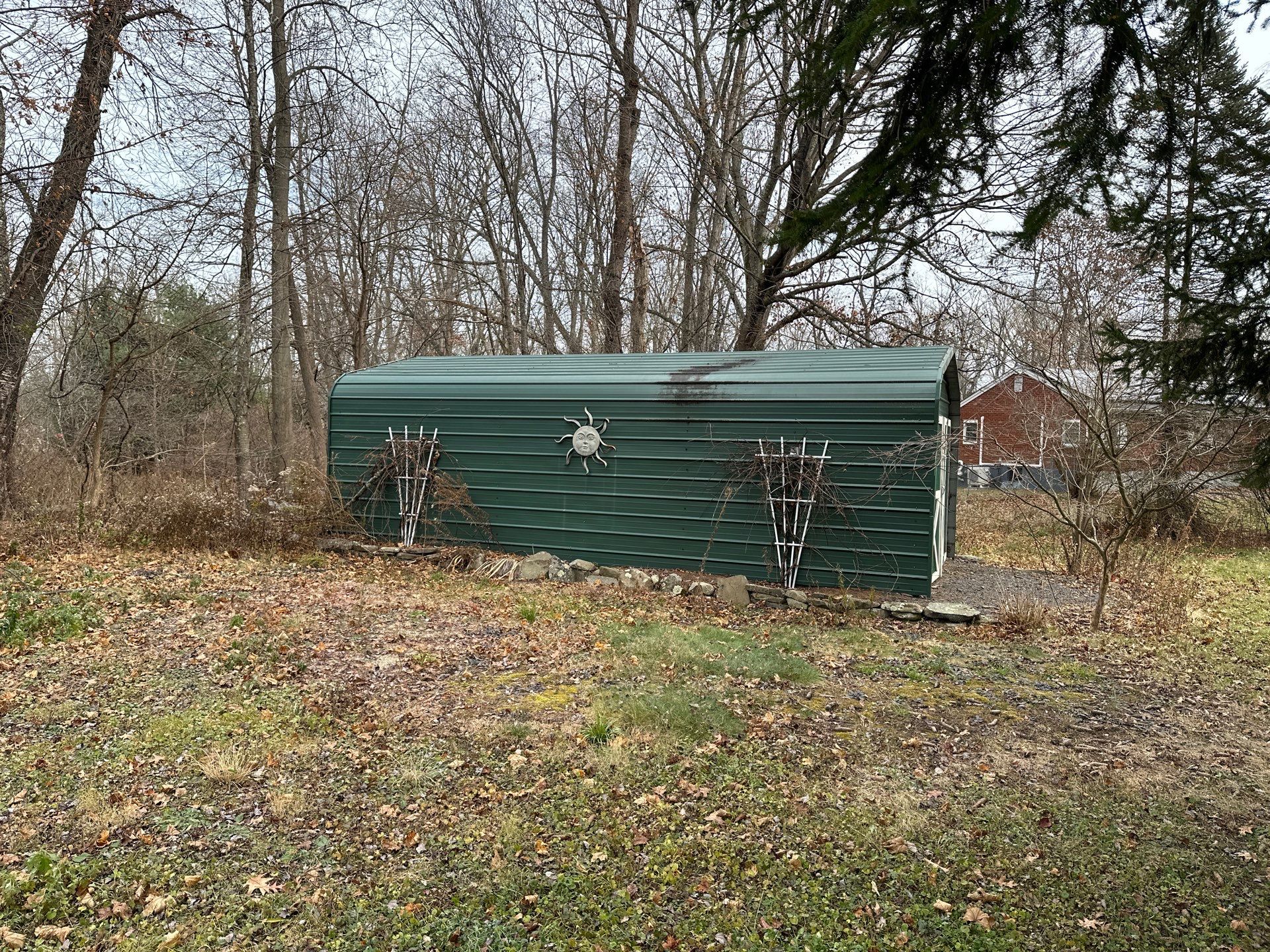 Closed Cell Spray Foam Applied to a Metal Shed by NYS Foam & Energy