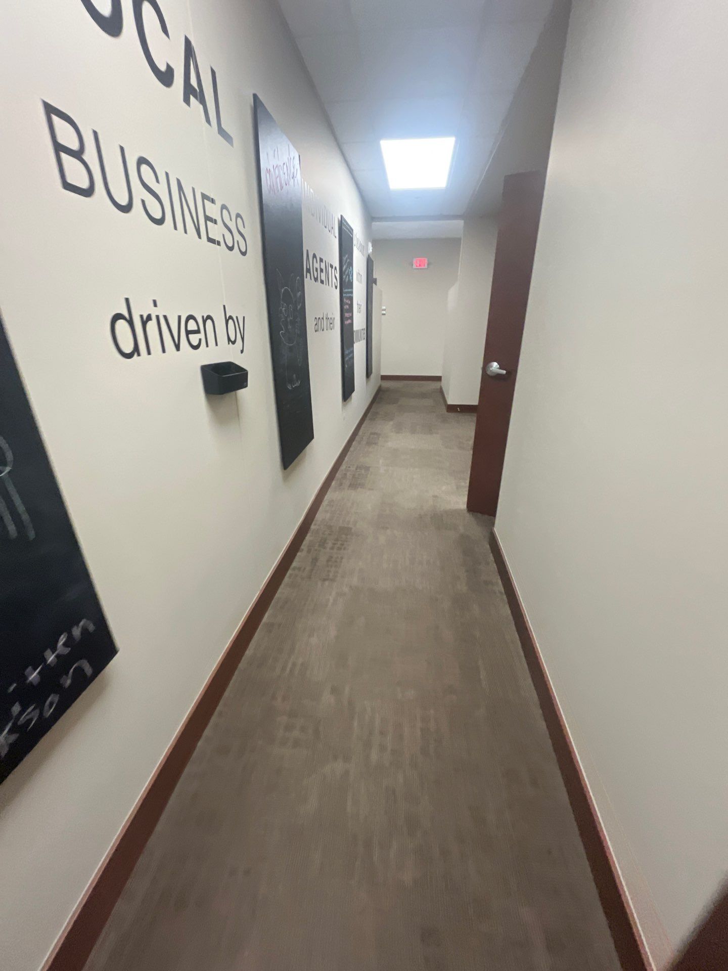 Commercial Office Interior Remodel and Modern Suite Refresh in Sioux Falls by Select Painting, Coatings & Garage Cabinets