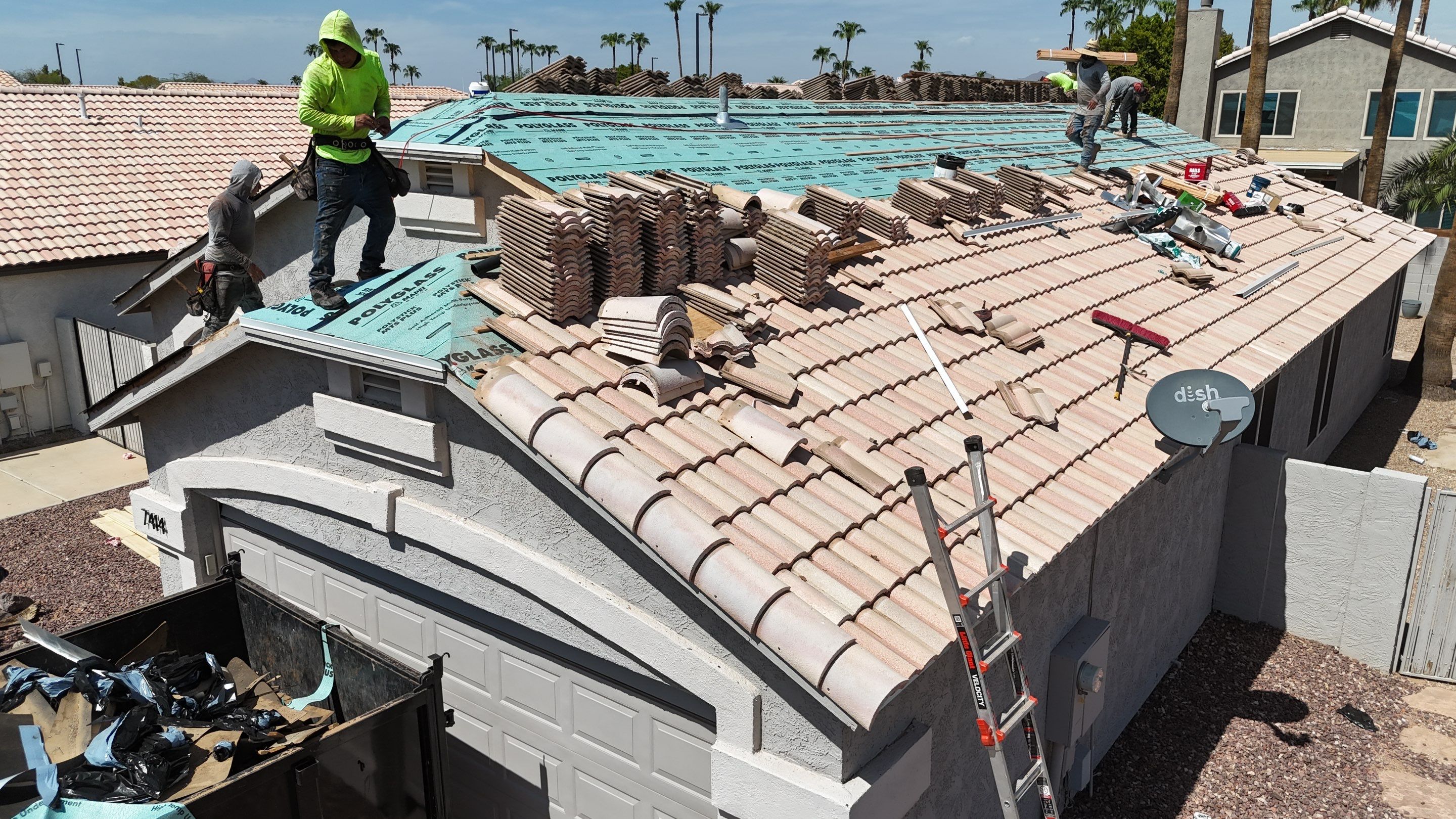 Project in Mesa, AZ by Saint Roofing