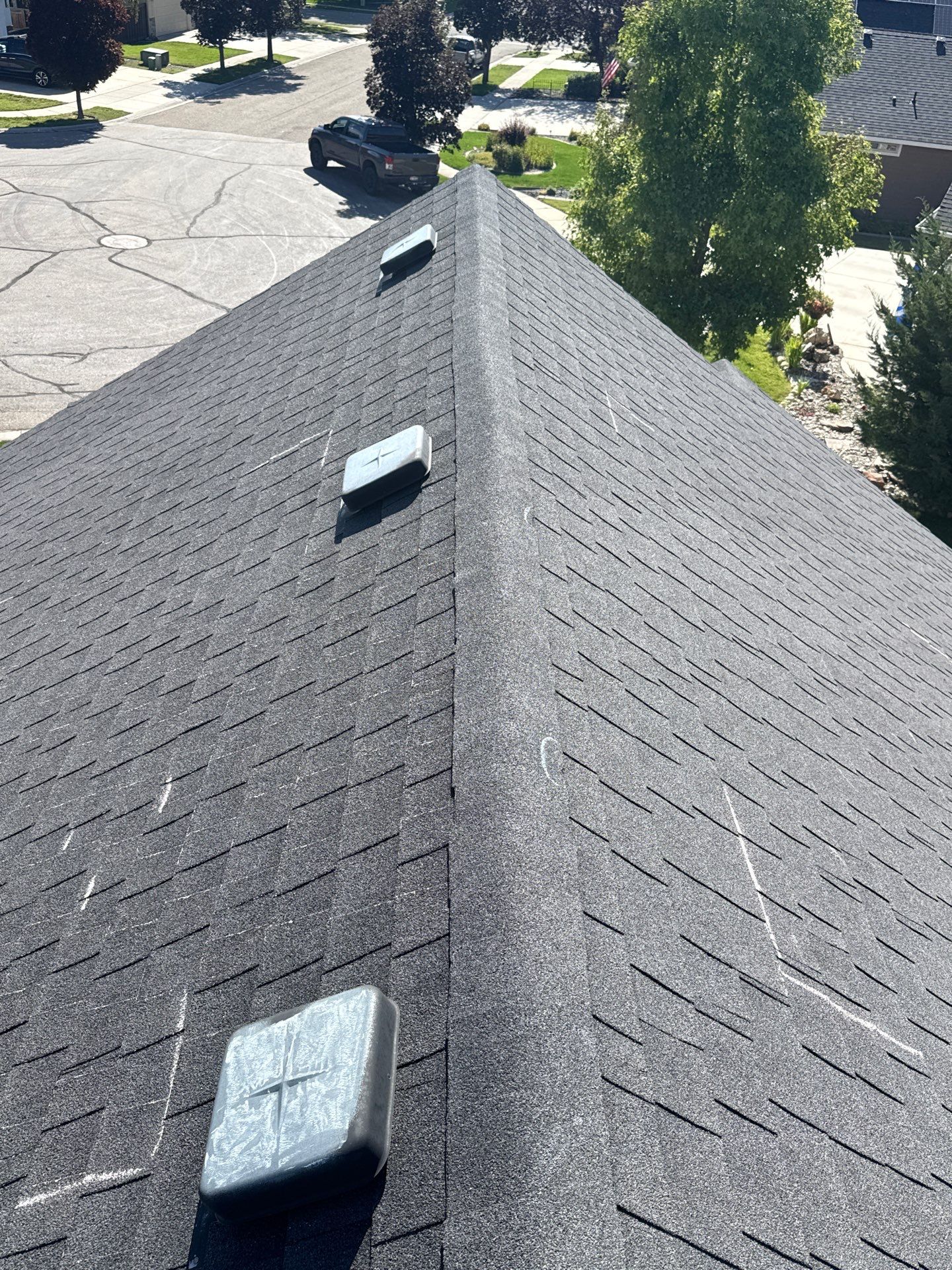 Asphalt Shingle Roof Replacement for Two-Story Home in Meridian by Olive Roofing