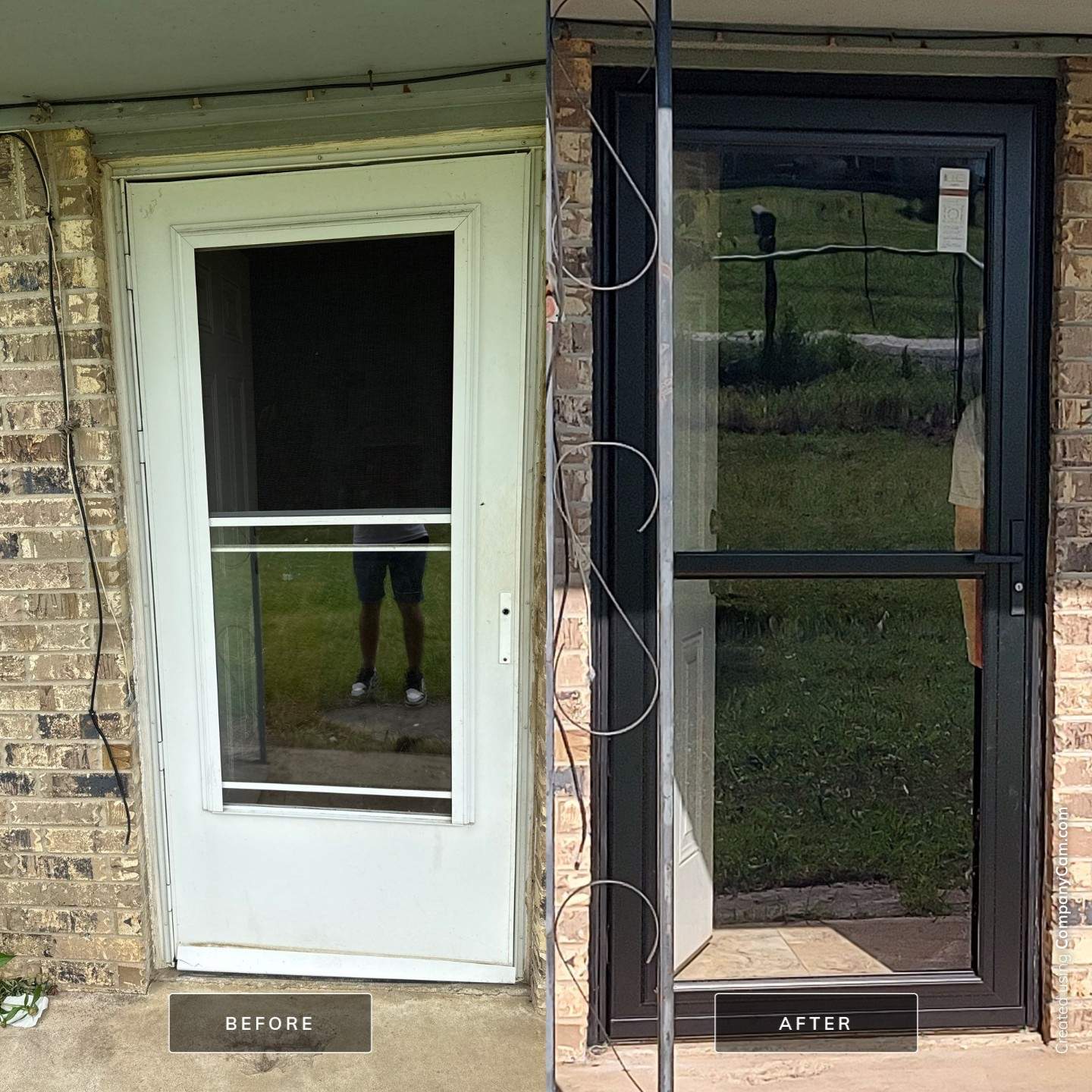 Roof replacement & Storm Door by In & Out Construction & Remodeling, LLC