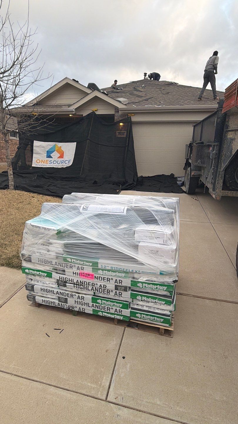 Residential Roofing Installation using Malarkey Highlander Weathered Wood Plus by OneSource Roofing and Restoration