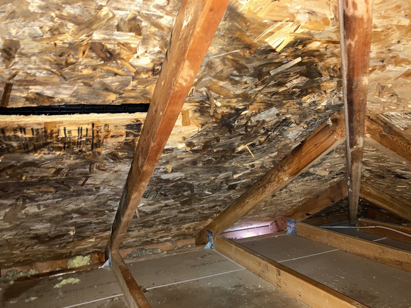 Mold Remediation Cleanup in Attic by Accountable Home Services