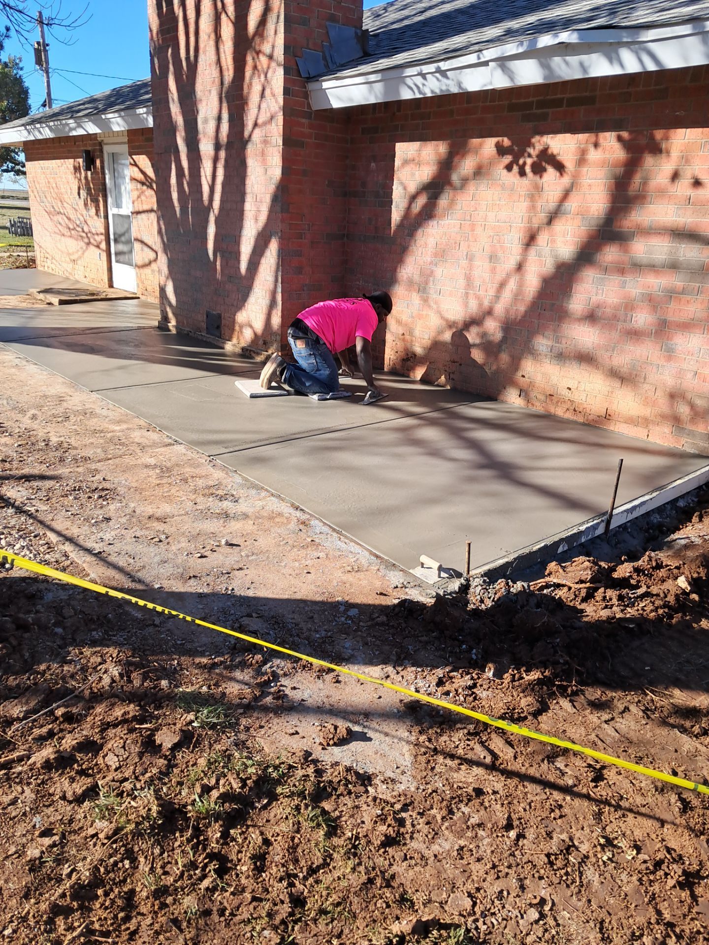 Concrete work, Landscape work, Sod work, and Irrigation work. by Clays Services Inc