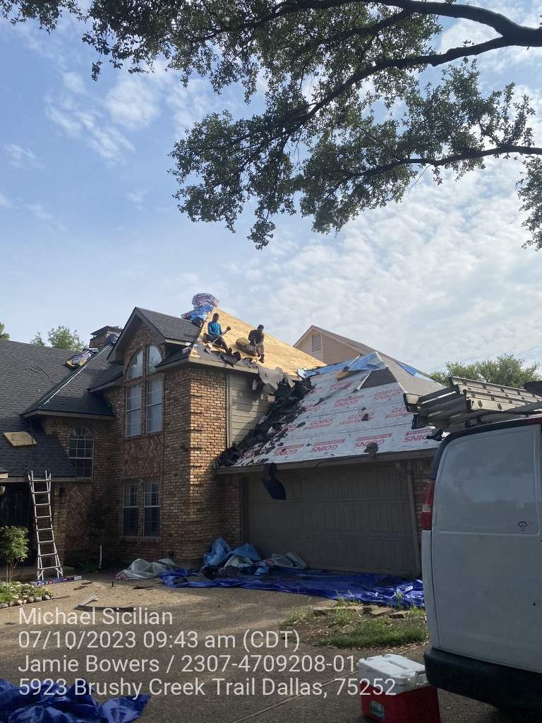Project in Dallas by Zeus Exteriors