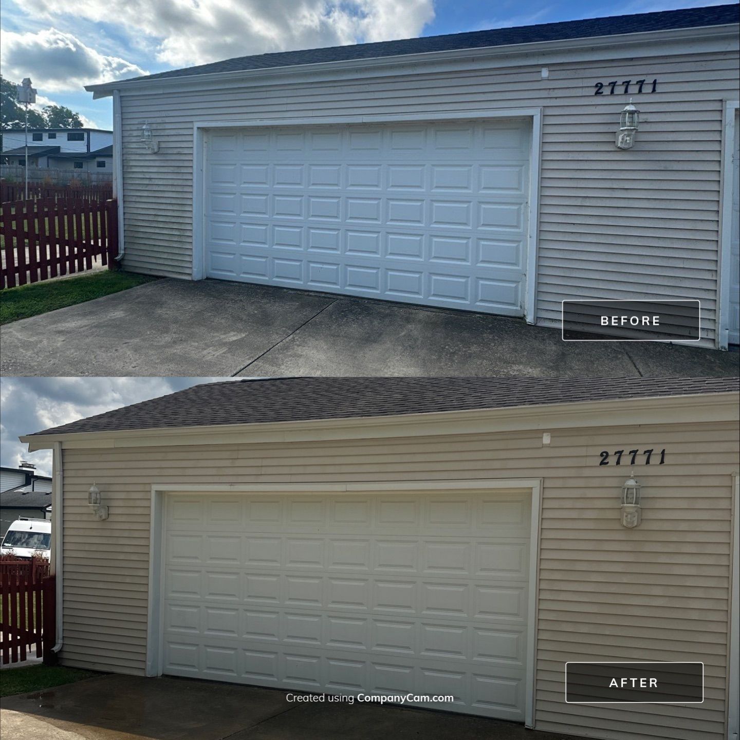 Project in Spring Grove by Simmons Power & Soft Washing