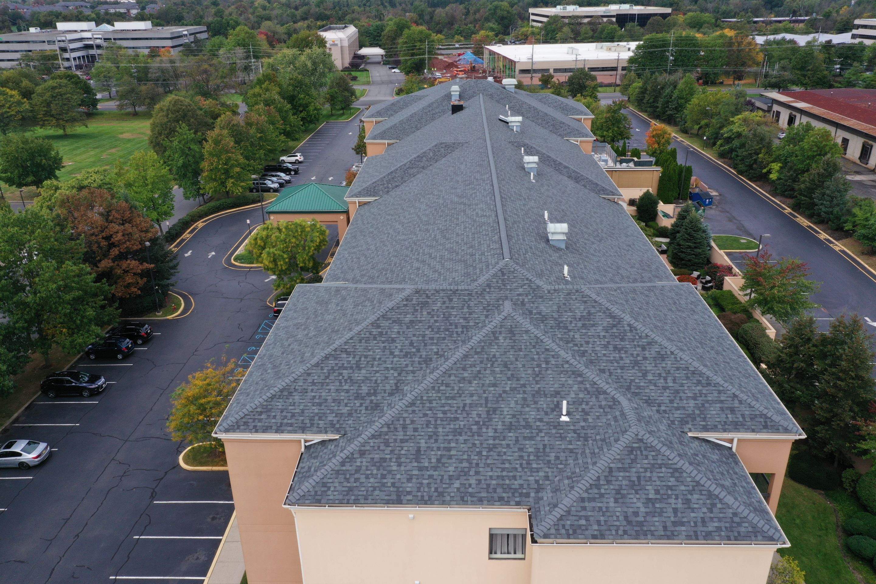 Commercial Roofing Installation using Owens Corning Duration by All Site Roofing