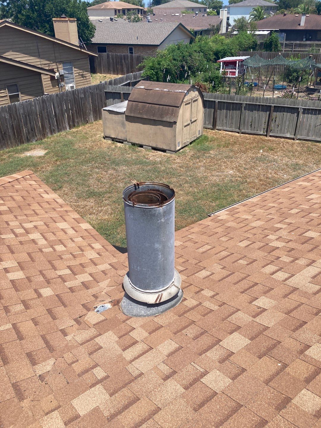 Chimney Cap & Chase Replacement using Custom Fabricated Steel by Lighthouse Roofing