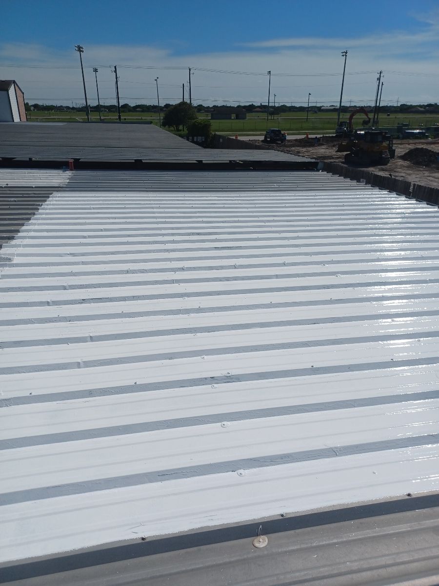 Commercial Roofing Repair using Coating Roof Repair by Galvan Roofing and Construction