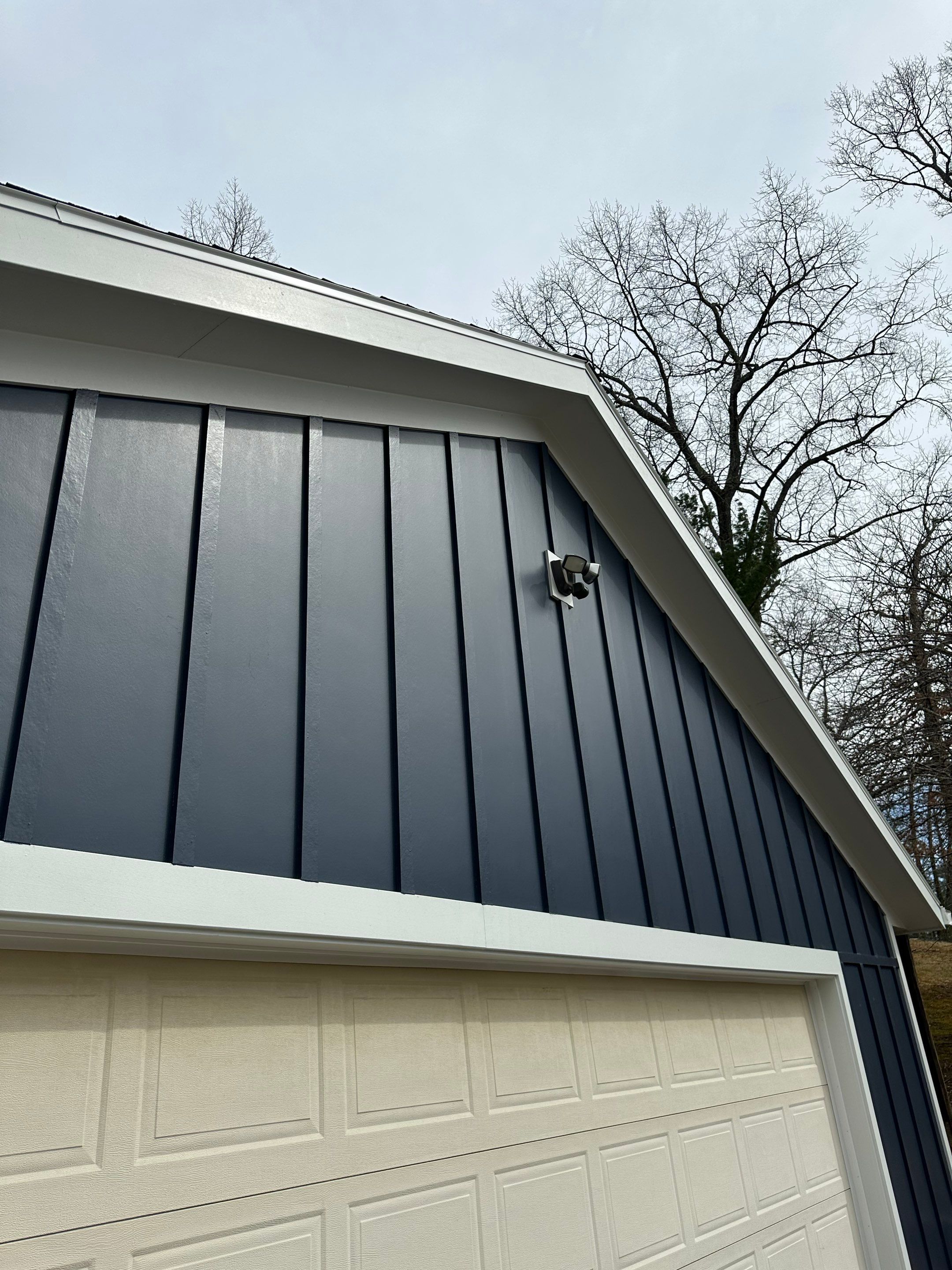 Siding Installation using James Hardie Board & Batten Siding by Best Roofing & Siding Company