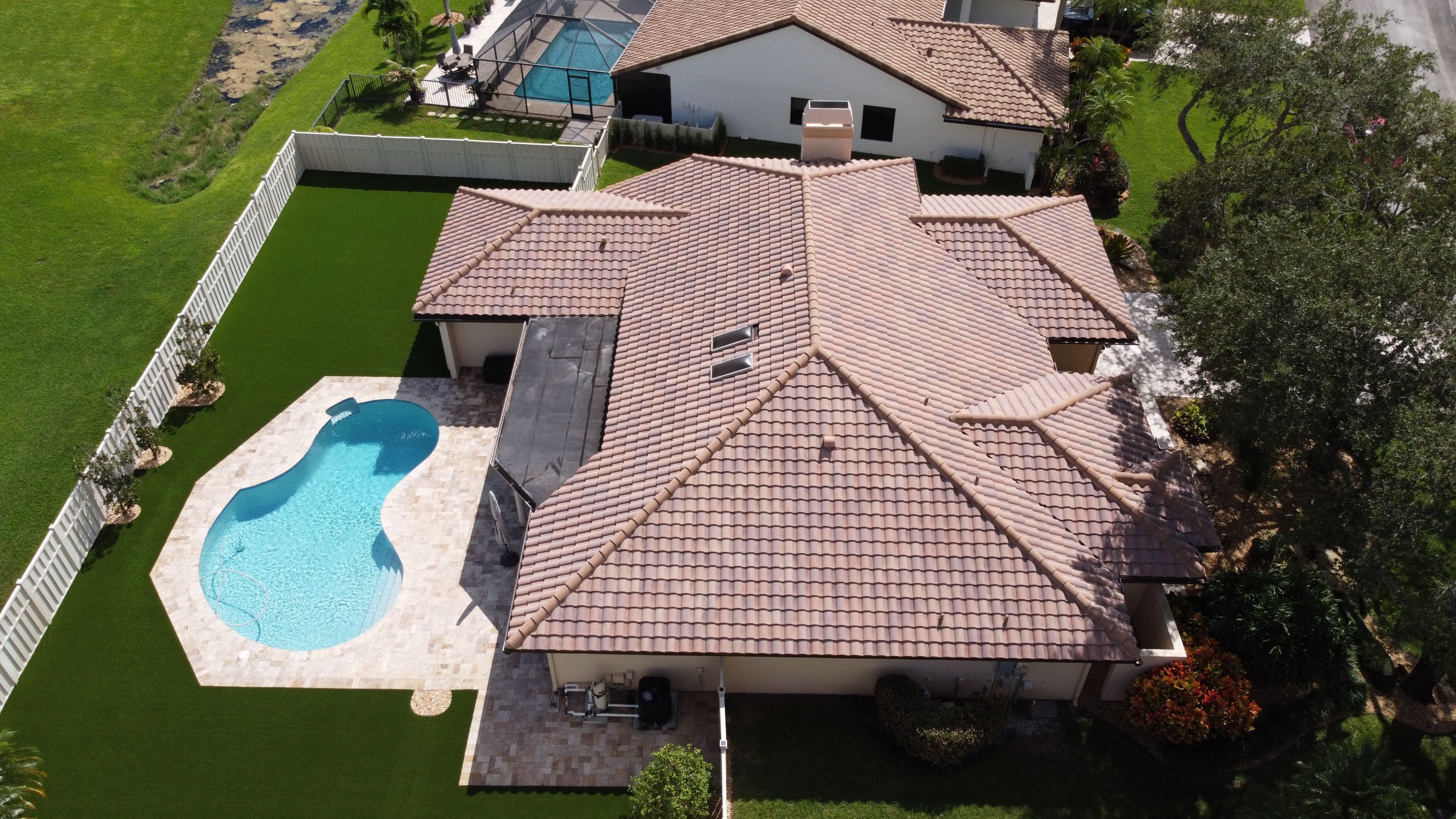 Residential Roofing Installation using 1" Nail strip metal roof by BLUES BROTHERS CONSTRUCTION CORP