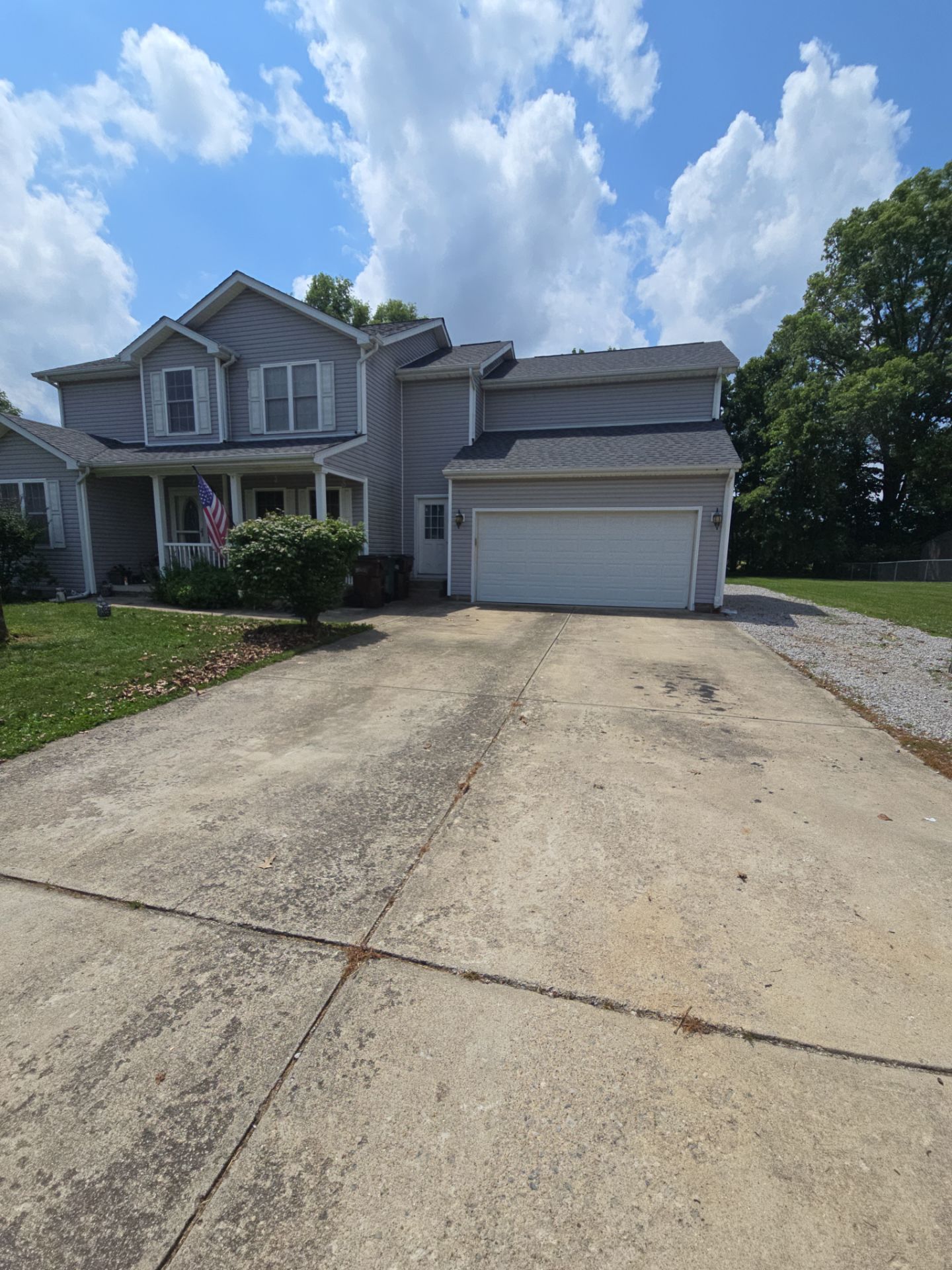 GAF Timberline HDZ Pewter Shingle Roof Replacement in Mt Orab by Empire Contractors