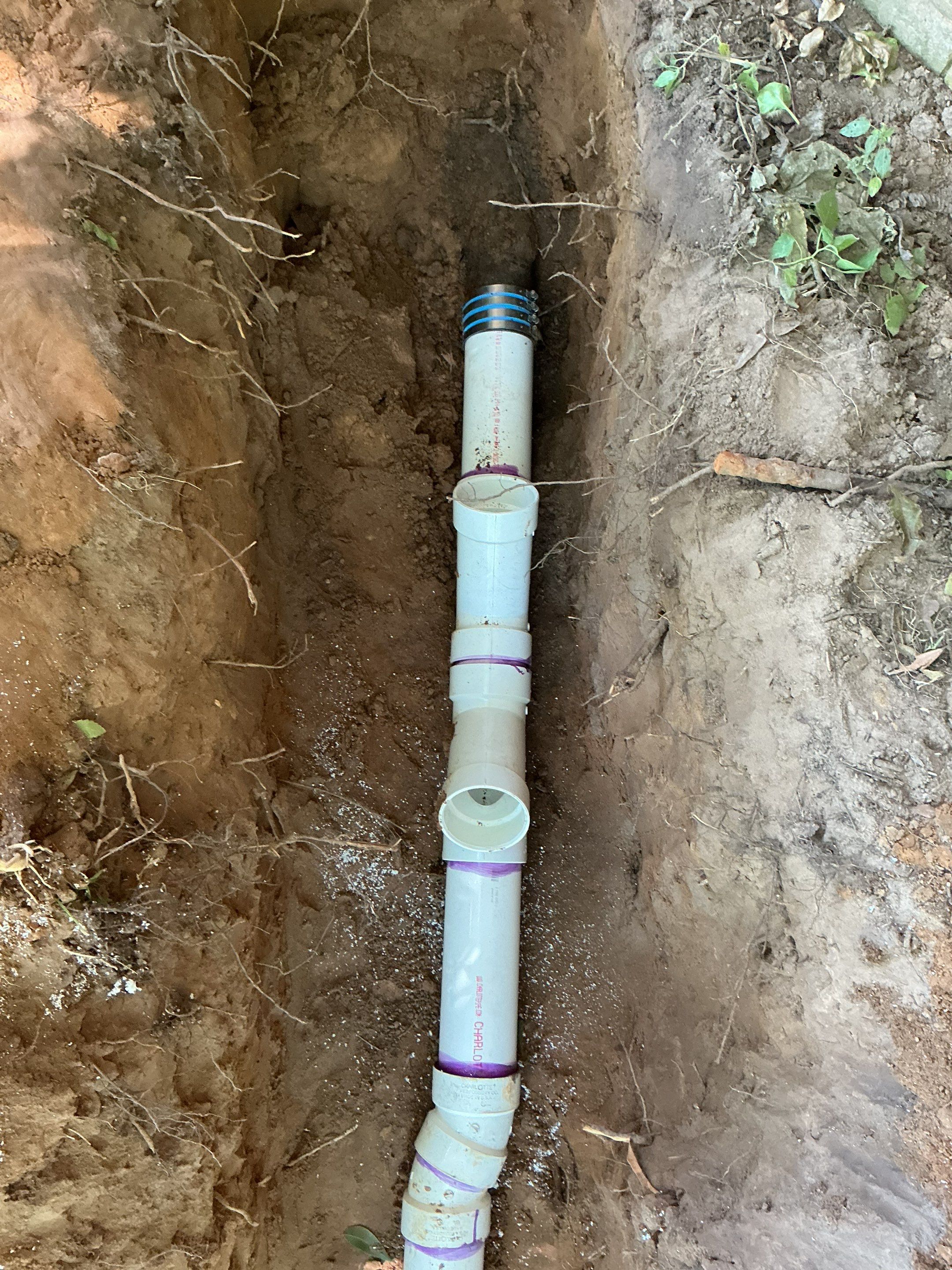 Drain Repipe Project in Mt Vernon by Rub-A-Dub Plumbing