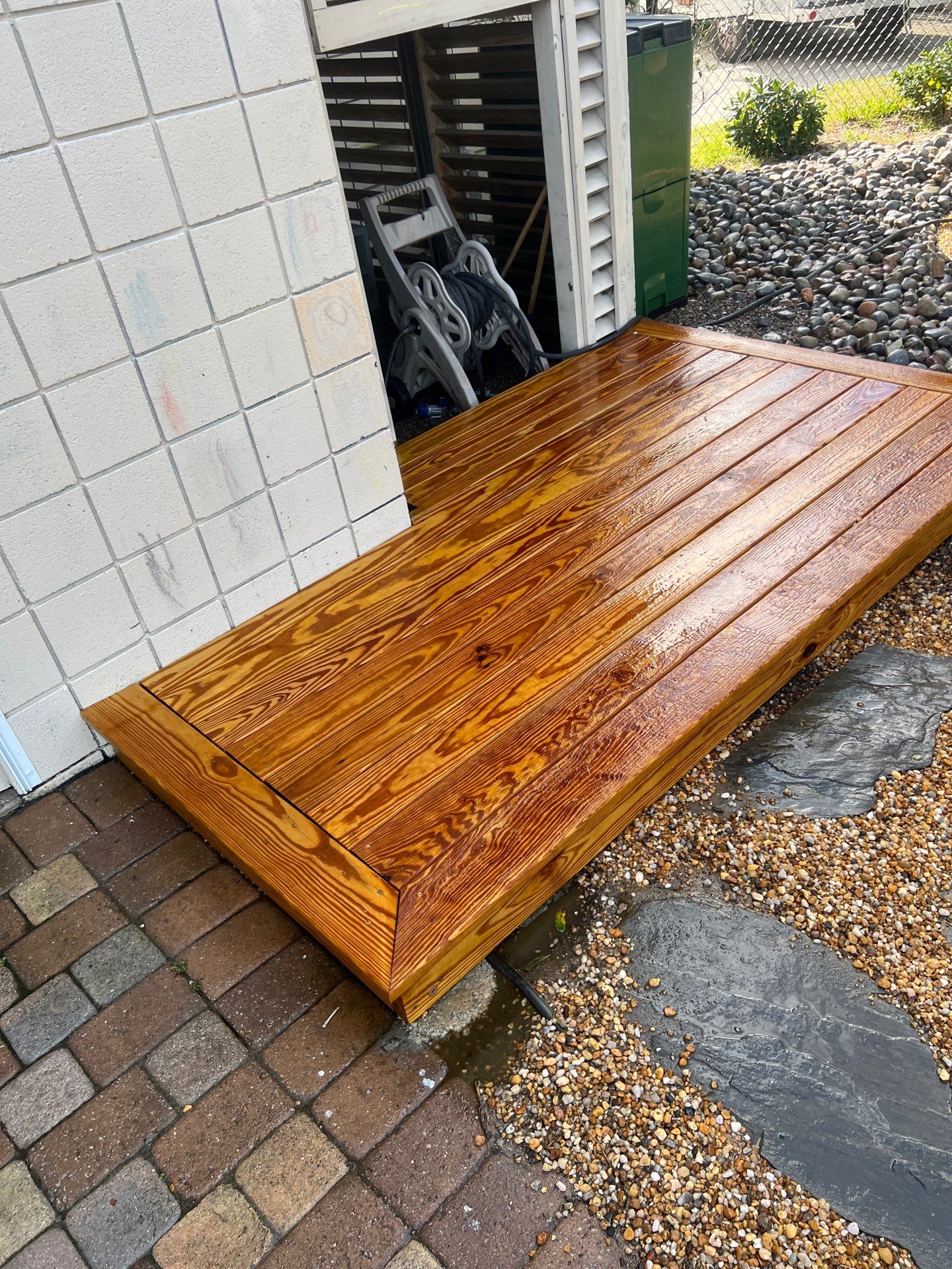 Dock using Wood Sealant by DuraSeal