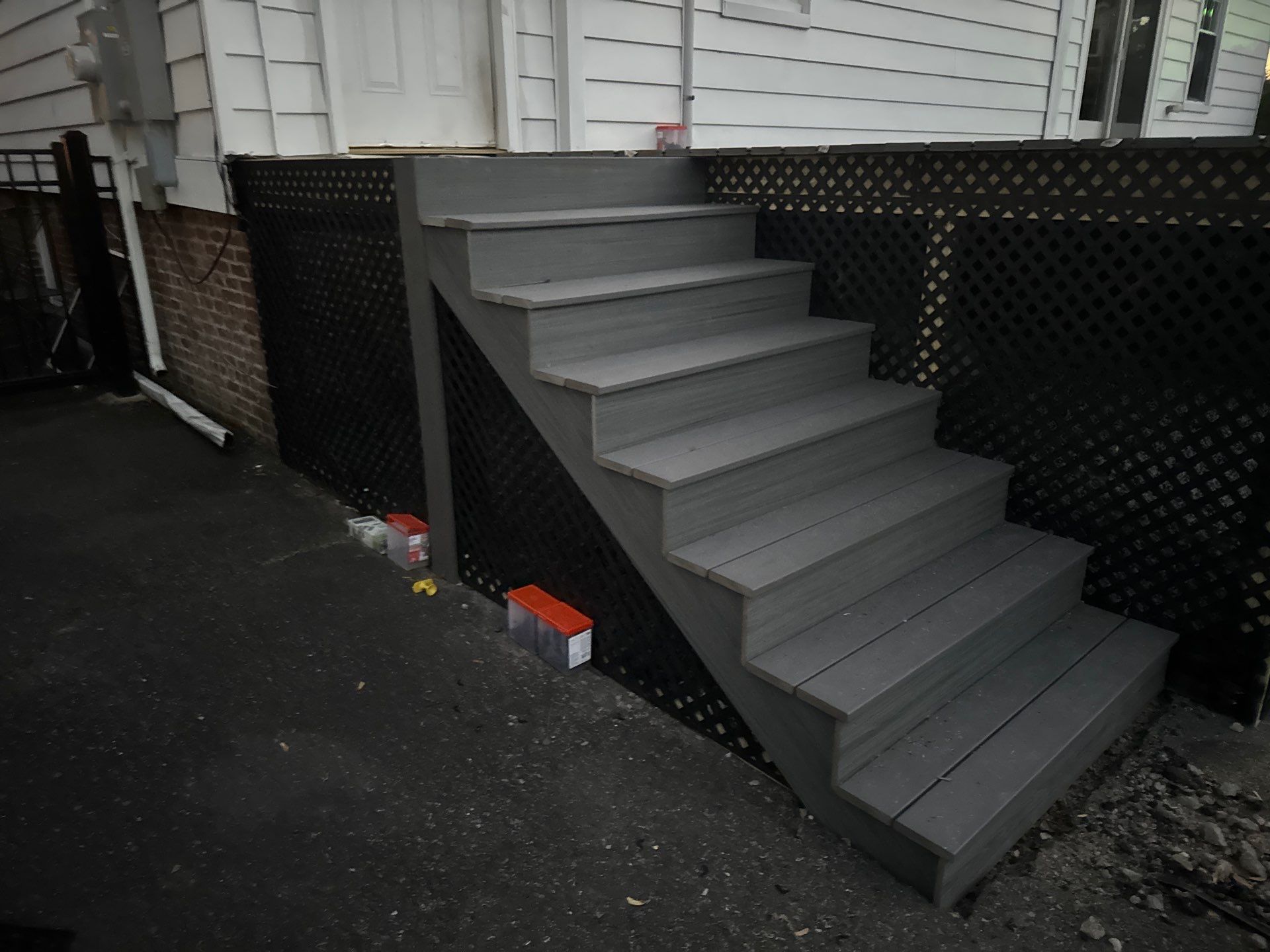 new deck with cable rails in Montclair NJ by deck guardian