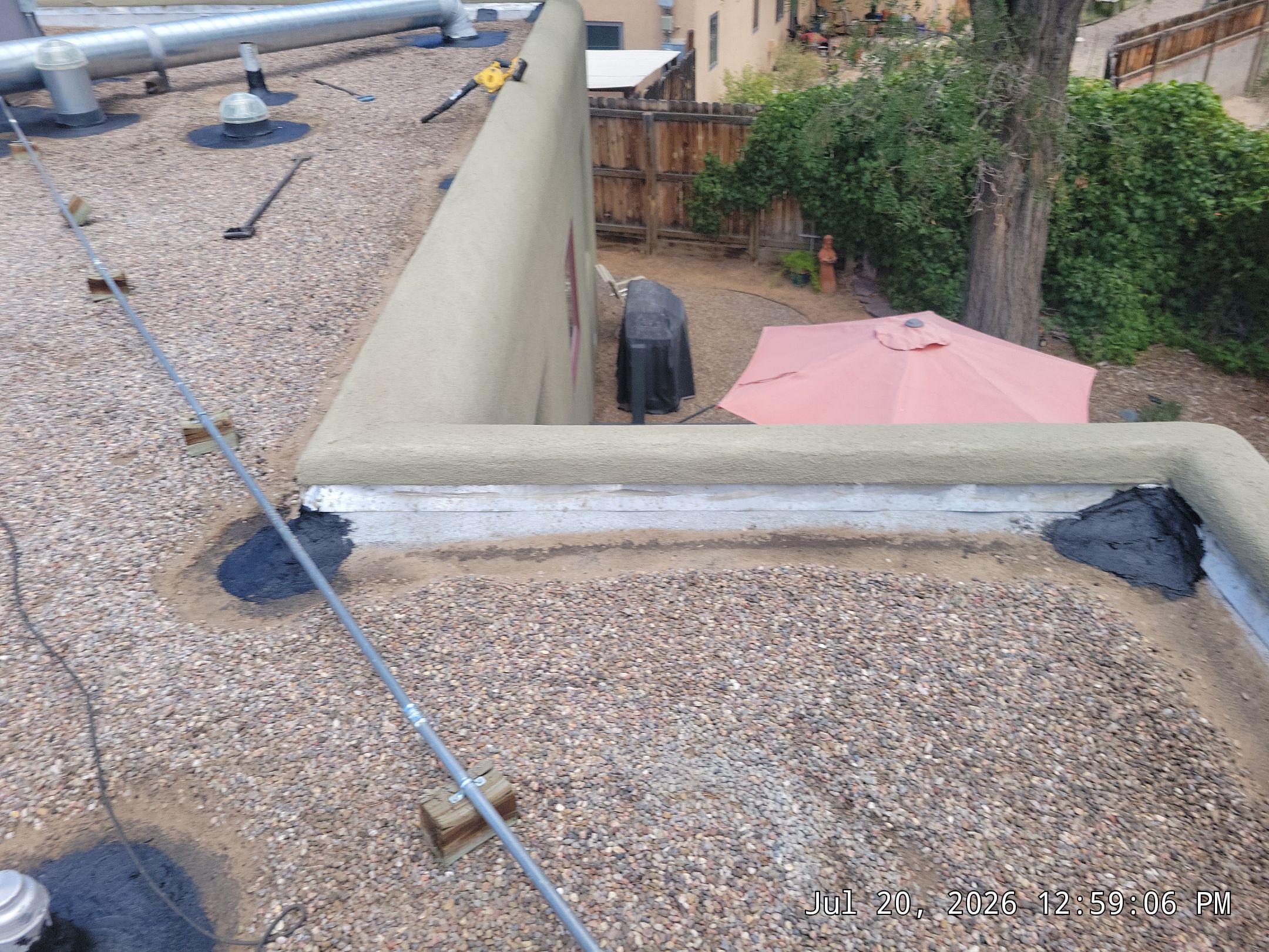 Tar and Gravel Roof Maintenance and Penetration Sealing in Albuquerque by Doyle Roof Masters Inc