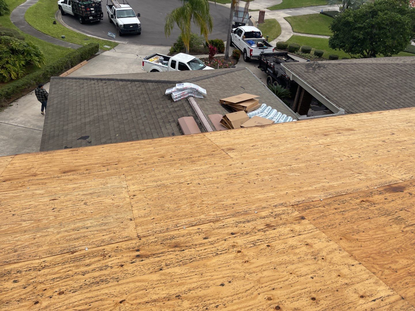 Residential Roofing Installation using GAF Timberline HDZ by Stay Dry Roofing 