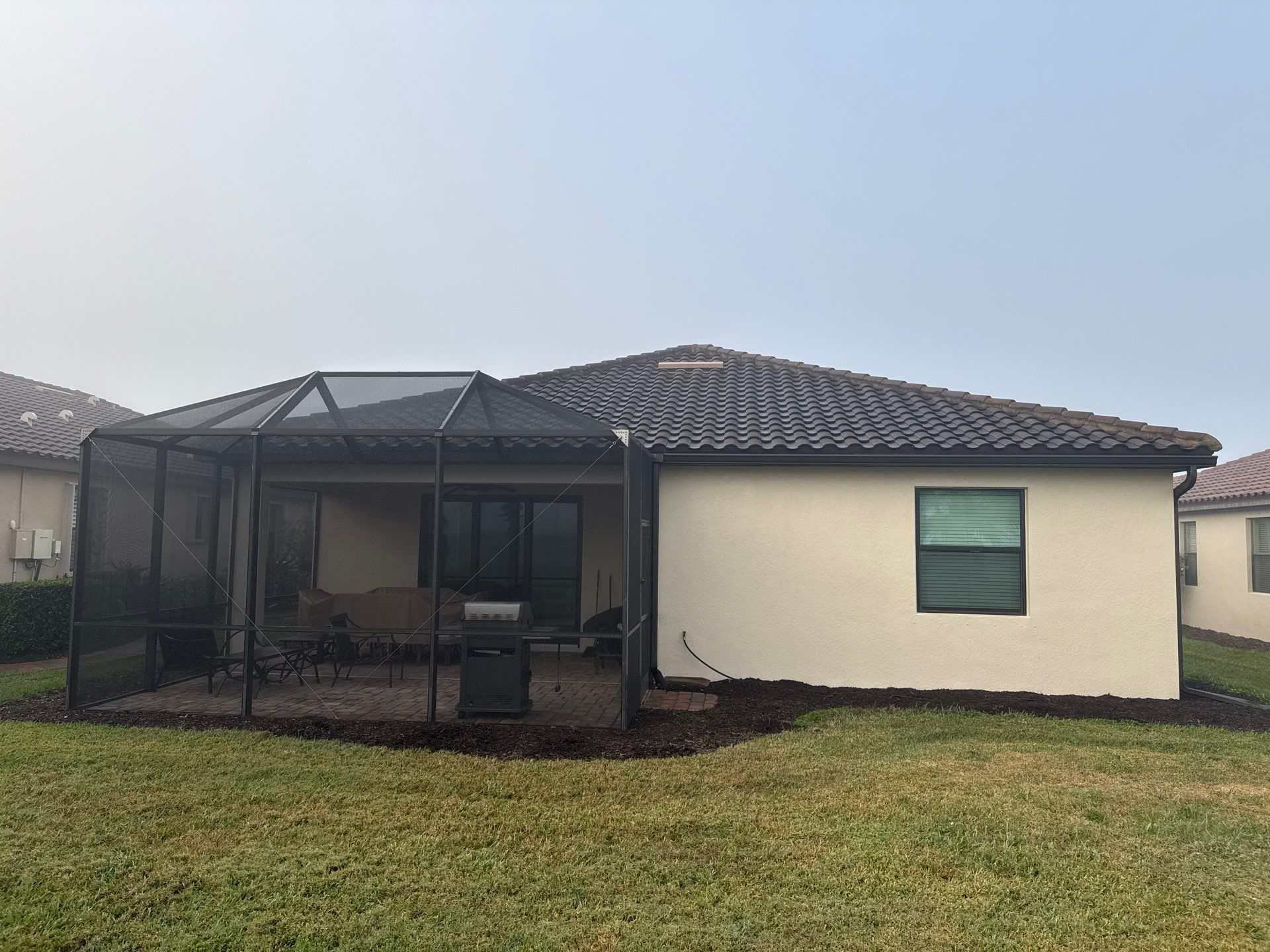 Barrel Tile Roof Cleaning & Paver Driveway Cleaning in River Strand at Heritage Harbour | Bradenton, FL by Sunshine AquaWash