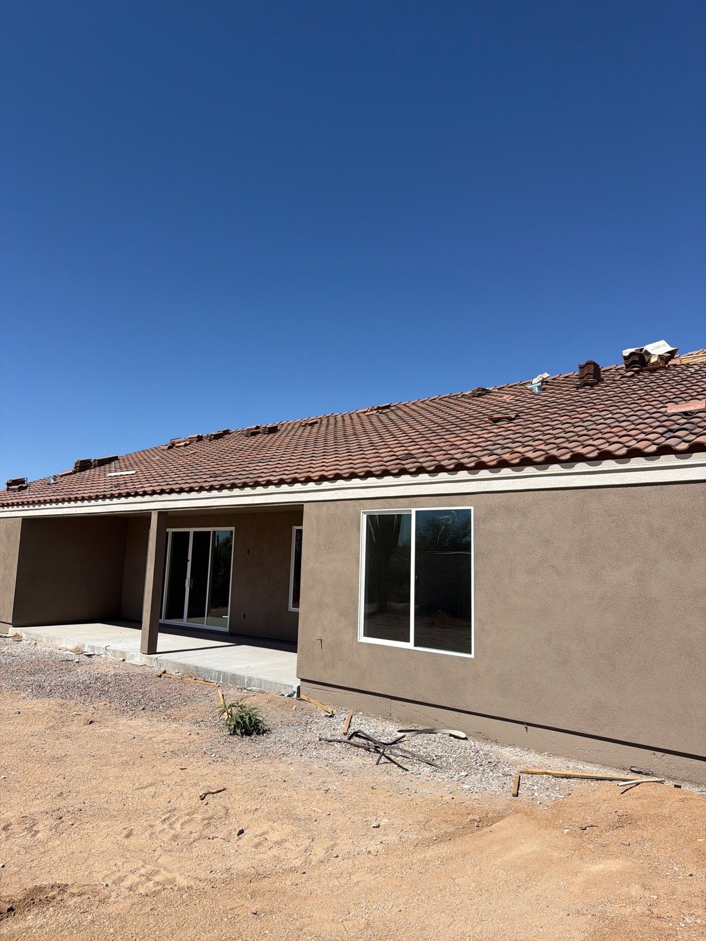 Custom Residential Concrete Tile Roof Installation in Cave Creek, 85331 by West Coast Roofing AZ
