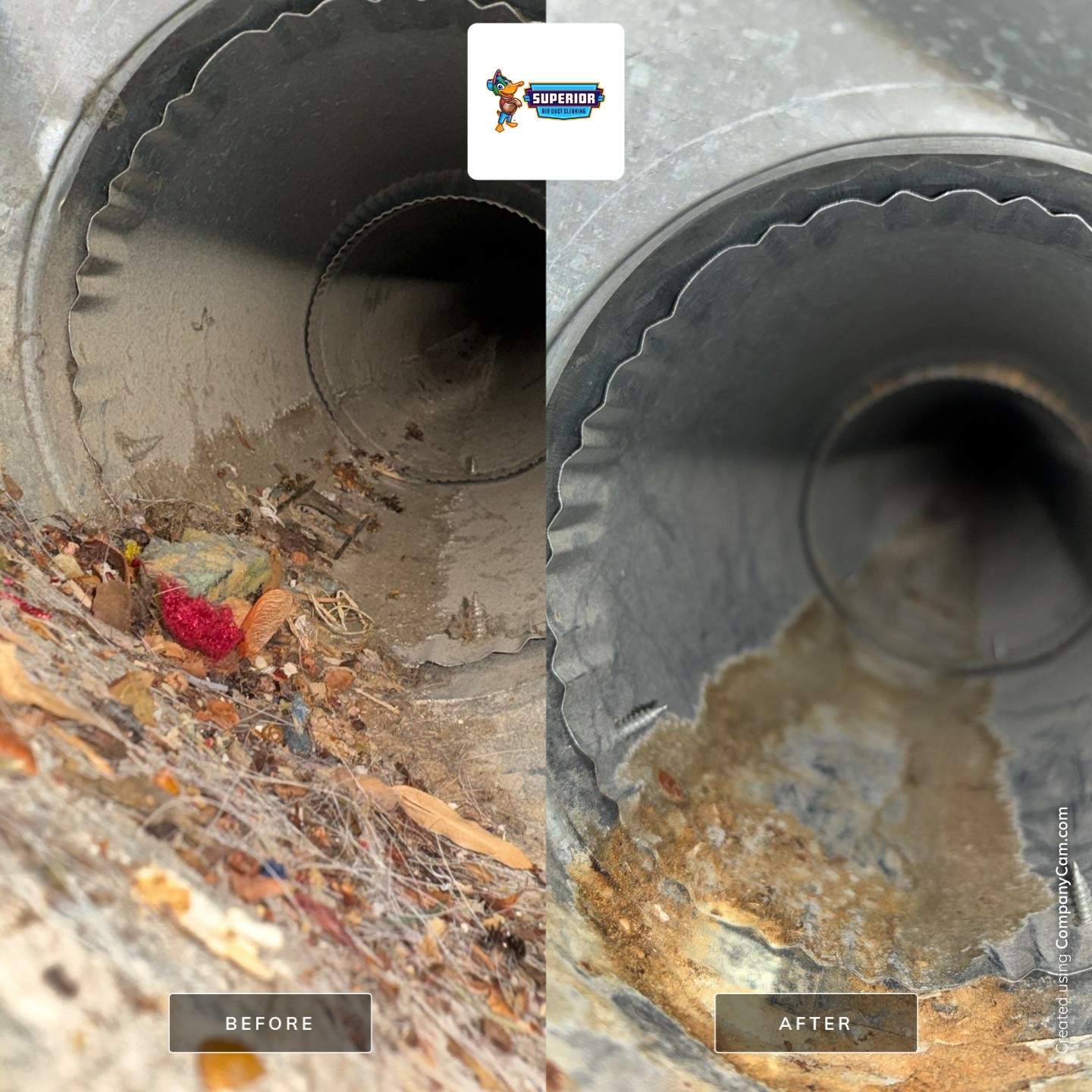 Air Duct Cleaning With a Vacuum Truck in New Castle, PA by Superior Air Duct Cleaning
