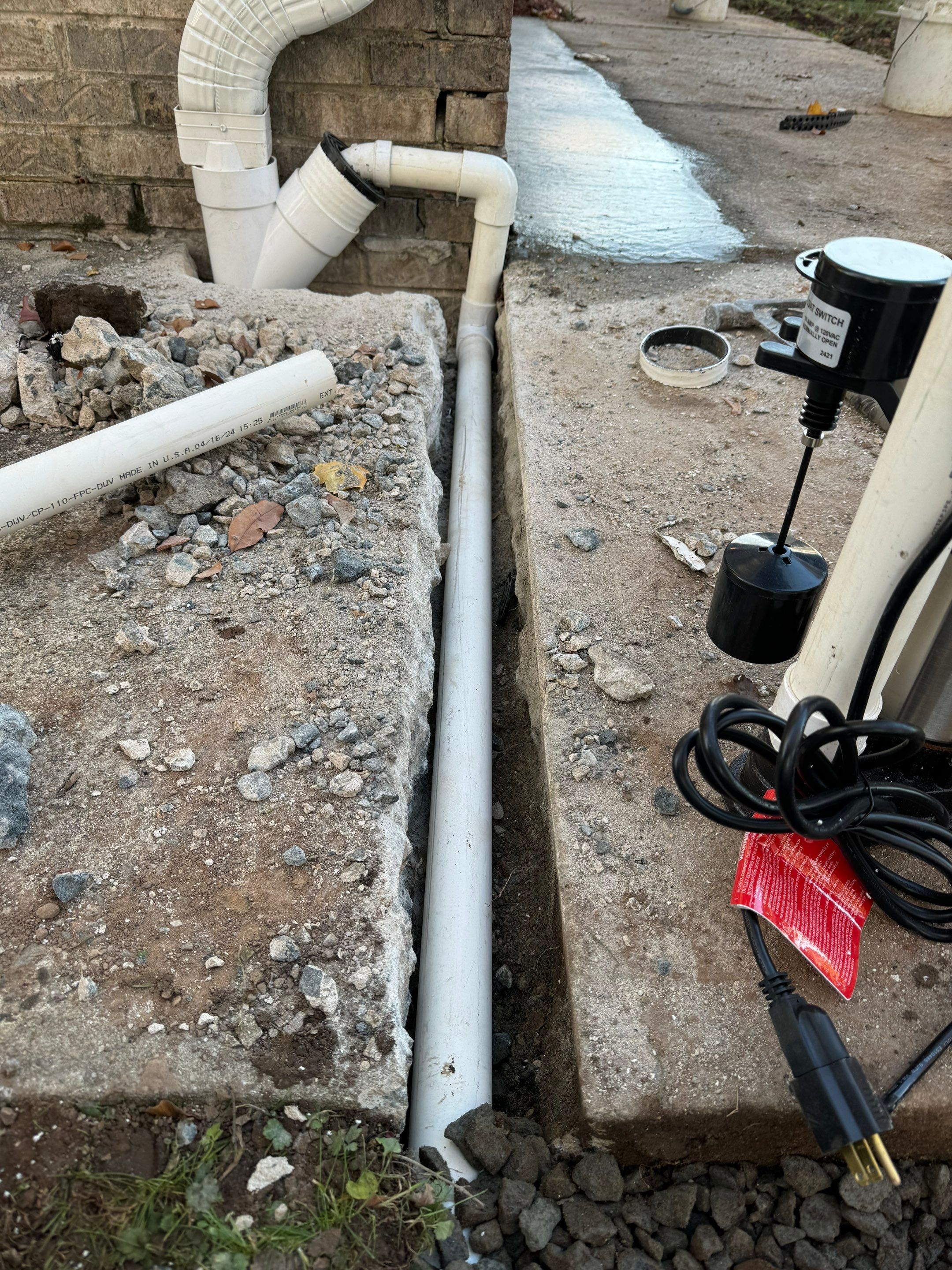 Exterior Spee-D Drain and Waterproofing by Pure Service Pro, LLC 