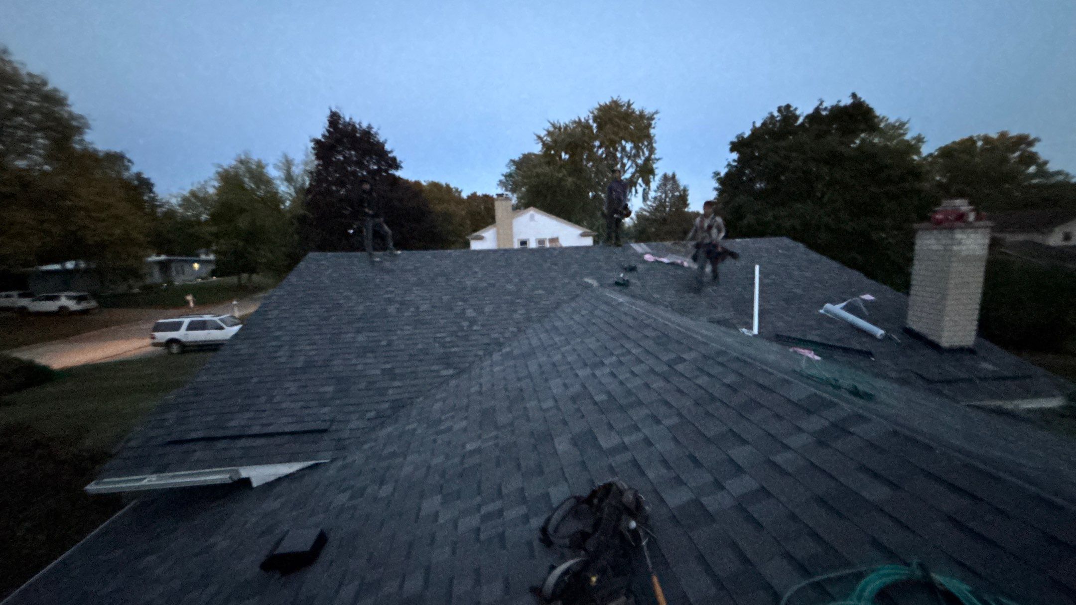Roof Replacement using Owens Corning Williamsburg Grey by 180 Contractors