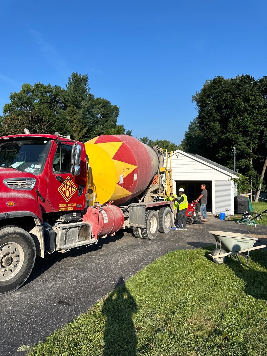 Concrete garage floor replacement  by NG Masonry & Construction LLC
