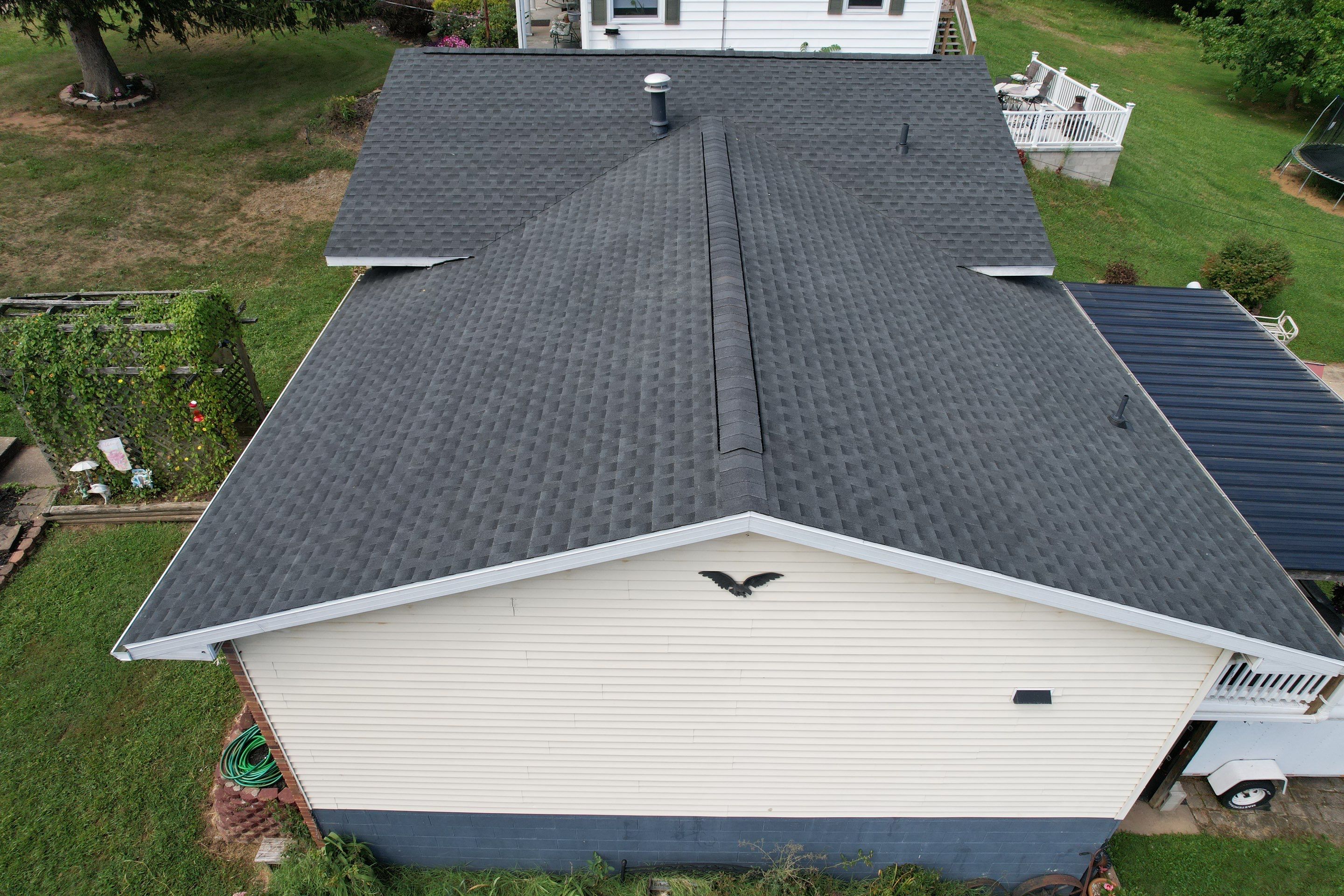 Residential Roofing Installation using GAF Timberline HDZ, Charcoal by Rainstoppers Roofing