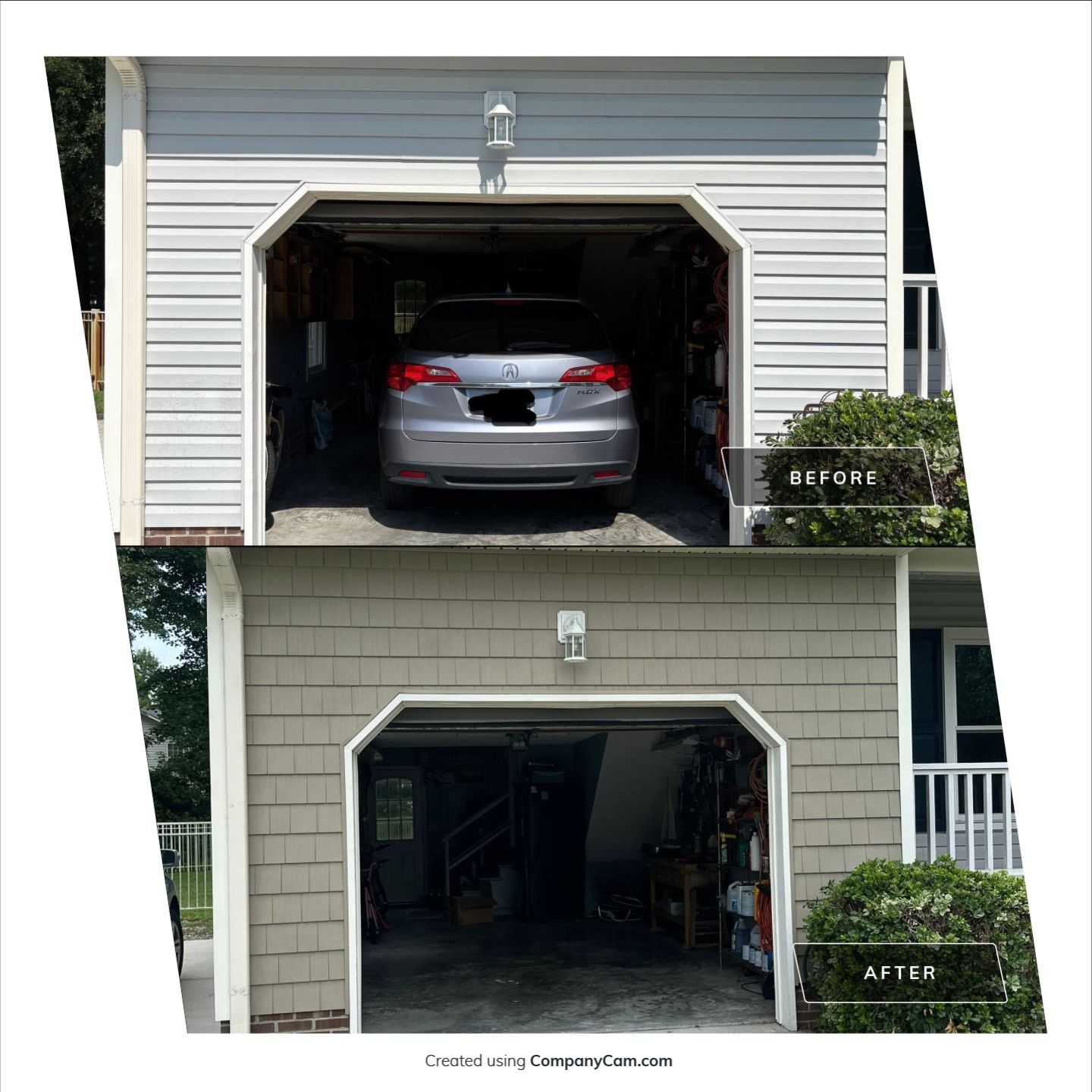 Garage Exterior Siding Replacement and Shake Upgrade in Wilmington
