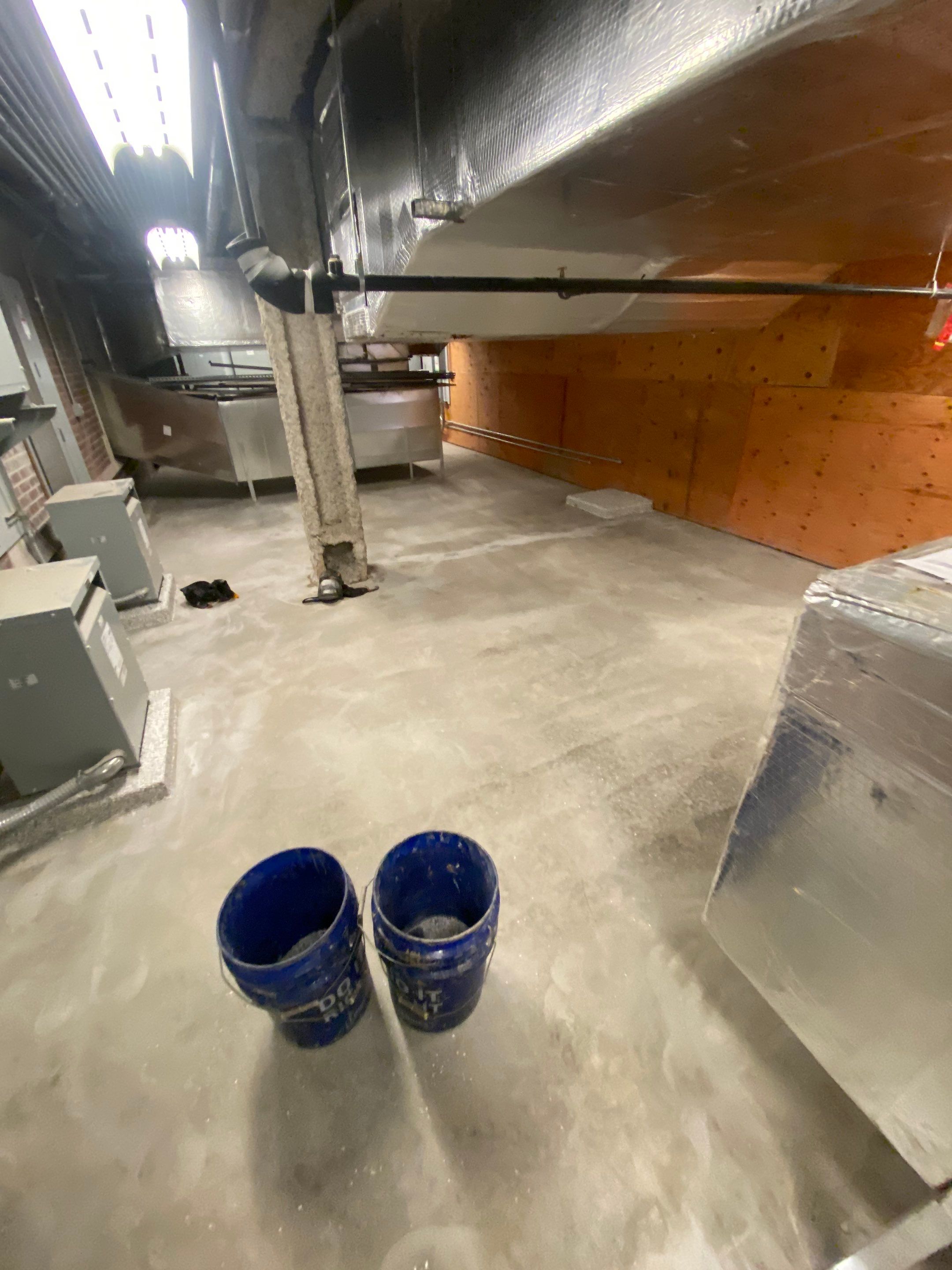 Basement using Mount Everest by Select Painting, Coatings & Garage Cabinets