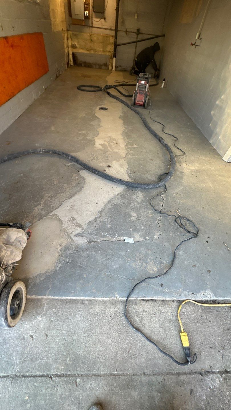 Basement + Garage Project in Pittsburgh by Floors in a Day, Inc