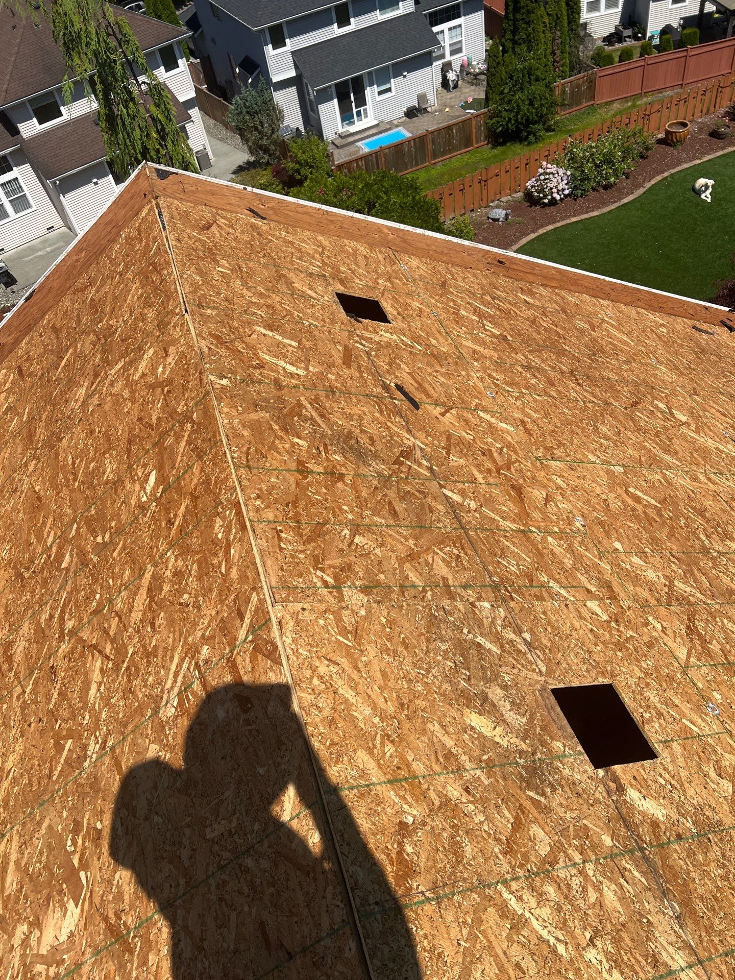 Residential Roofing Installation using GAF UHDZ Shingles by Roofing Formula LLC