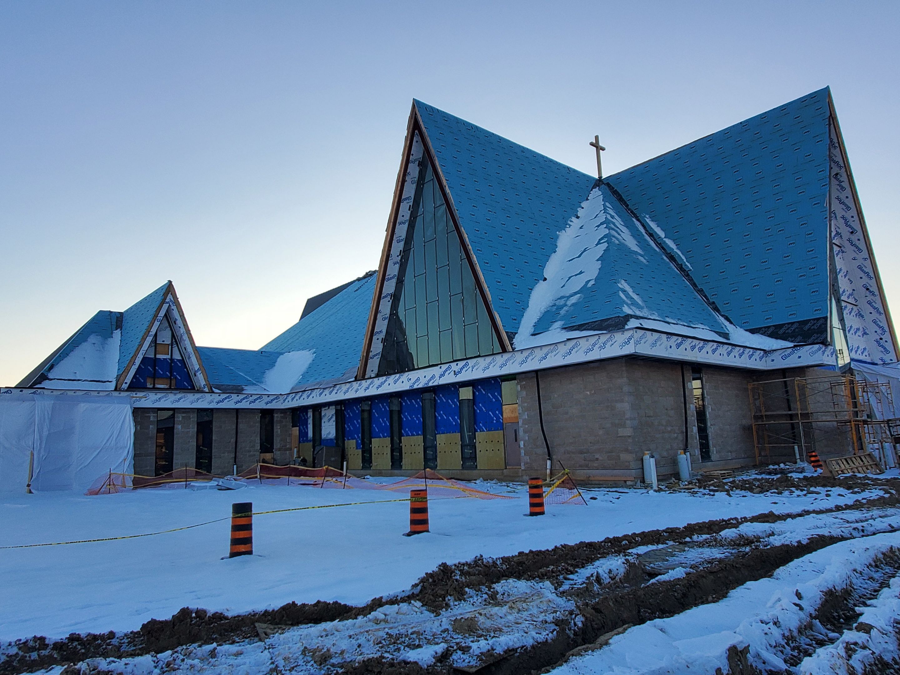 Commercial Roofing Installation using Diamond Tile Metal Shingles , Tpo Flat Roof by Jay Carter Roofing & Sheet Metal