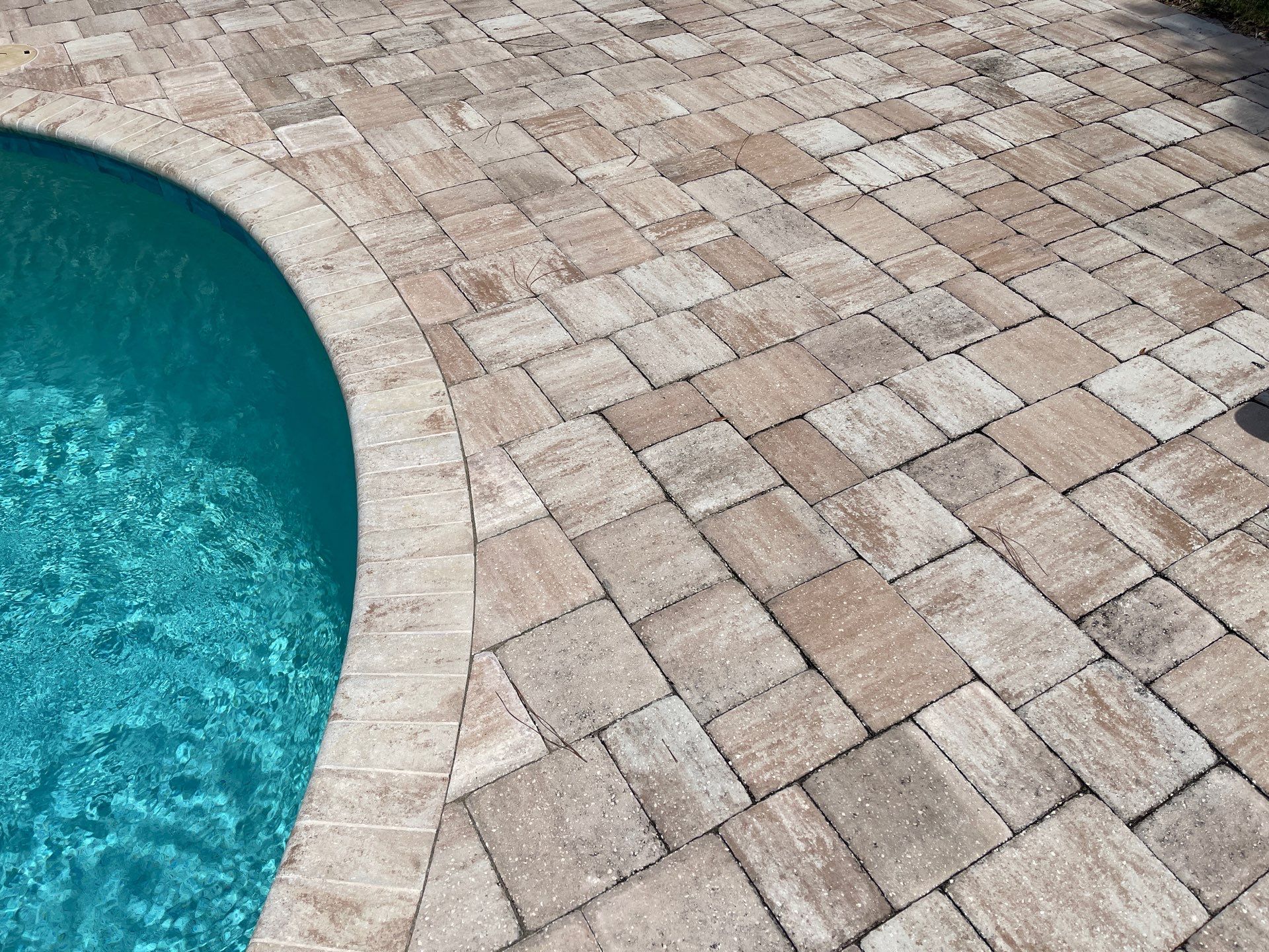 Pool Pavers using Concrete Sealant by DuraSeal